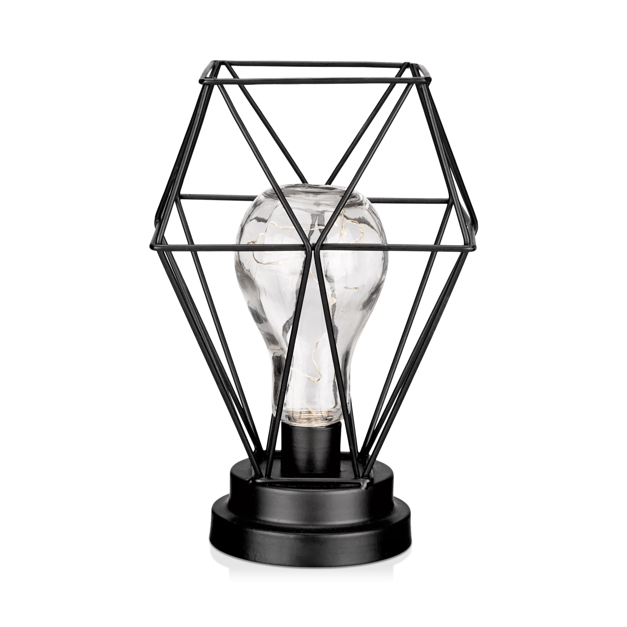 Ampoule géométrique avec lumière DEL