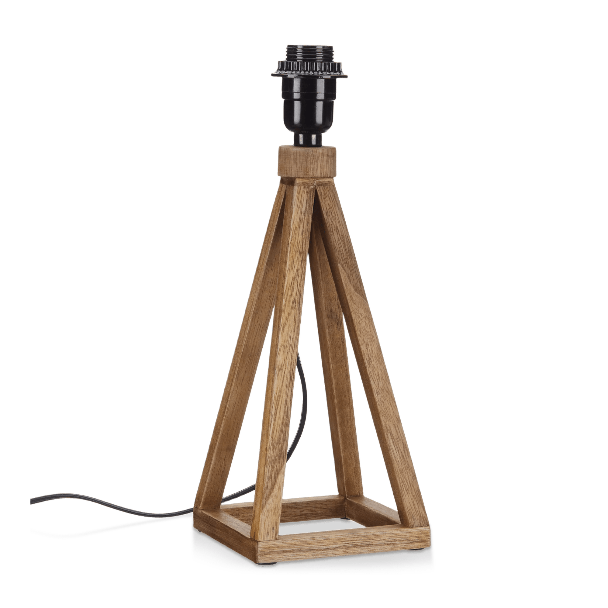 Wood Prism Lamp Base