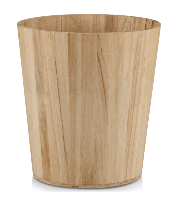 Corbeille à papier en bois naturel