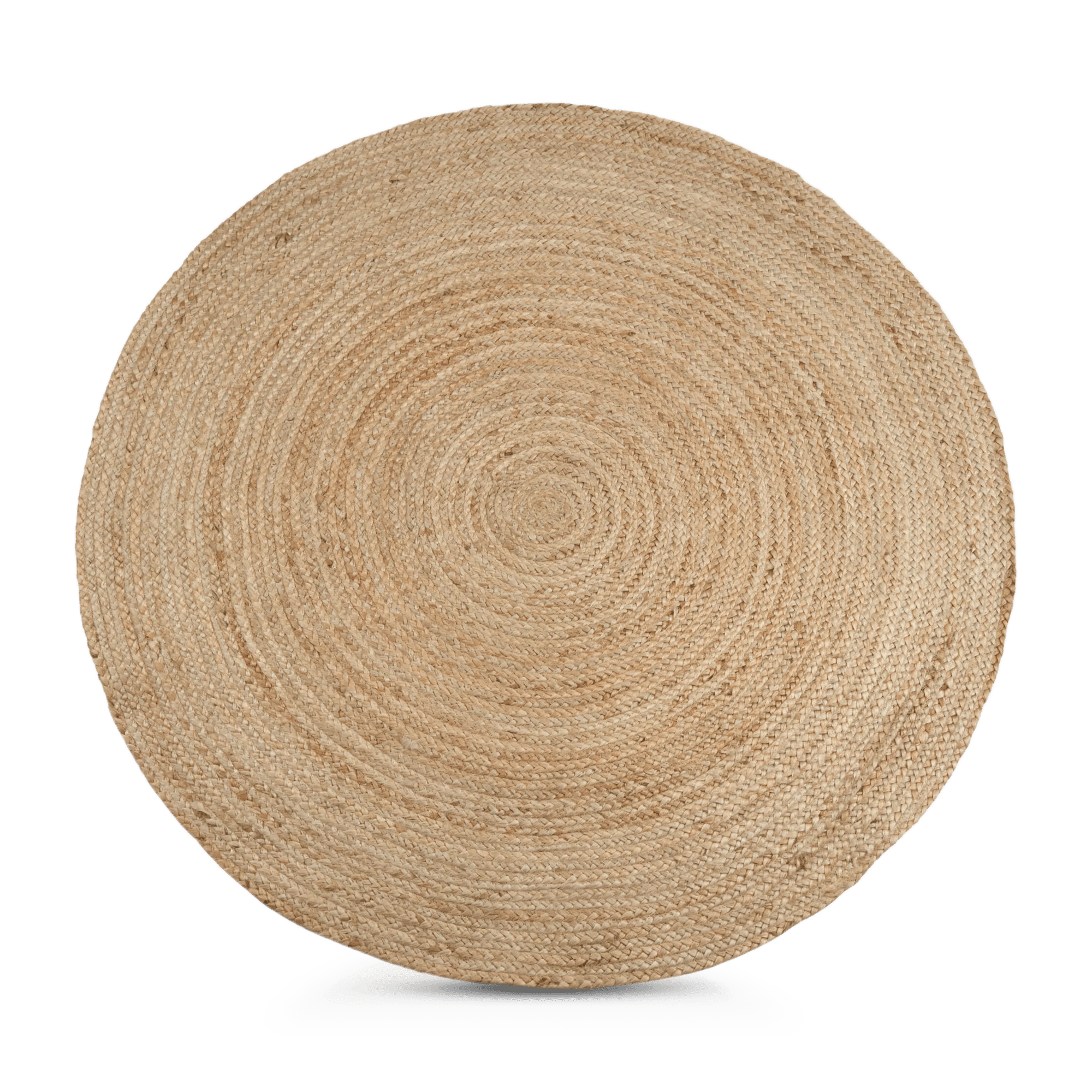 Round Solid Jute Rug