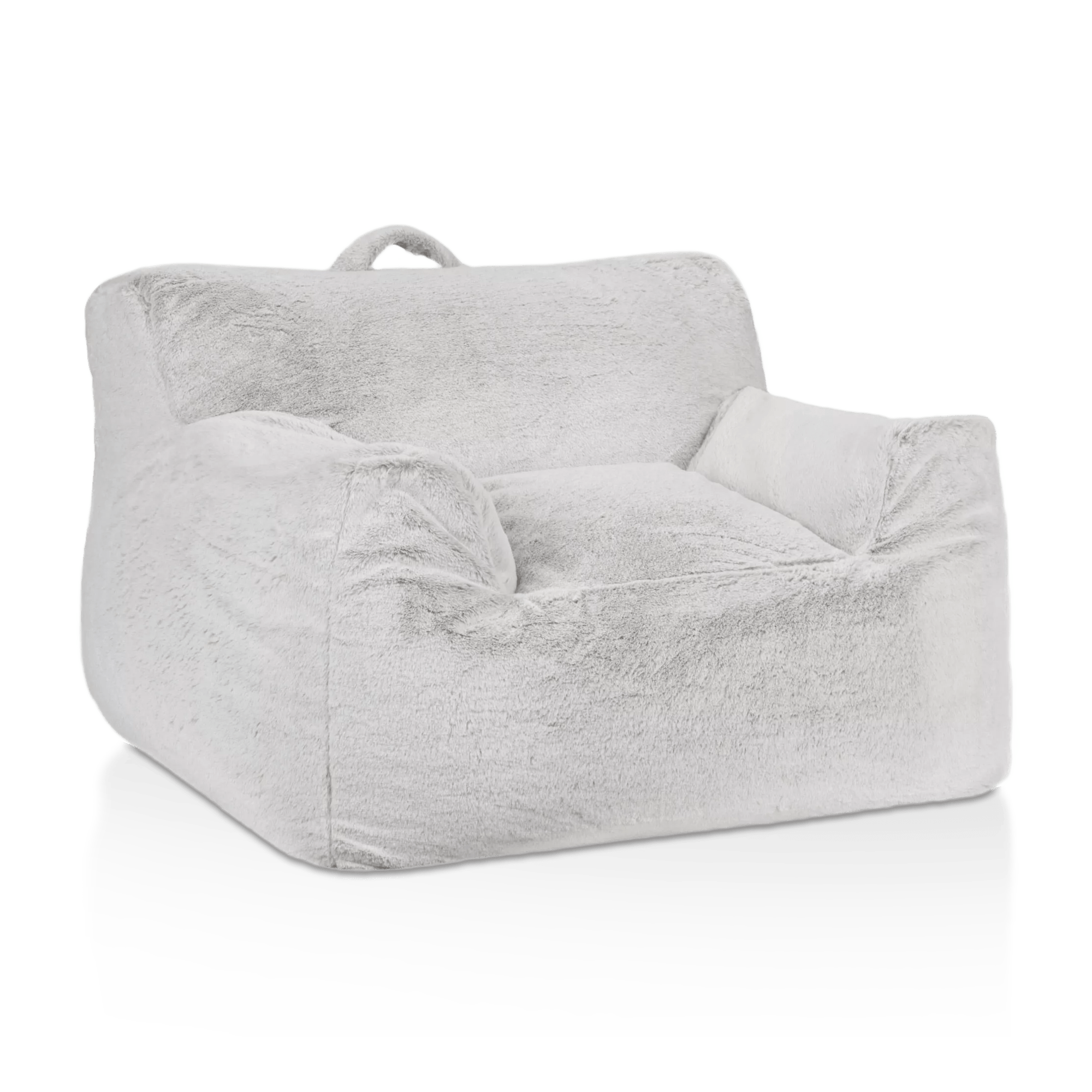 Grey Kids Furry Lounge Chair – Bouclair - Main Image