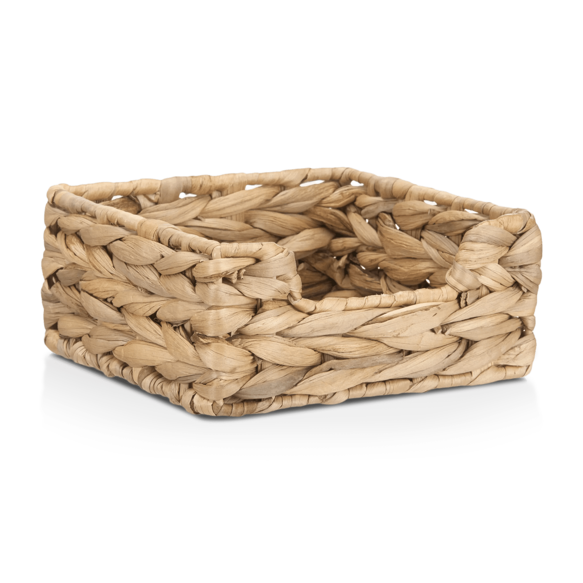 Présentoir à serviettes en jacinthe tressée