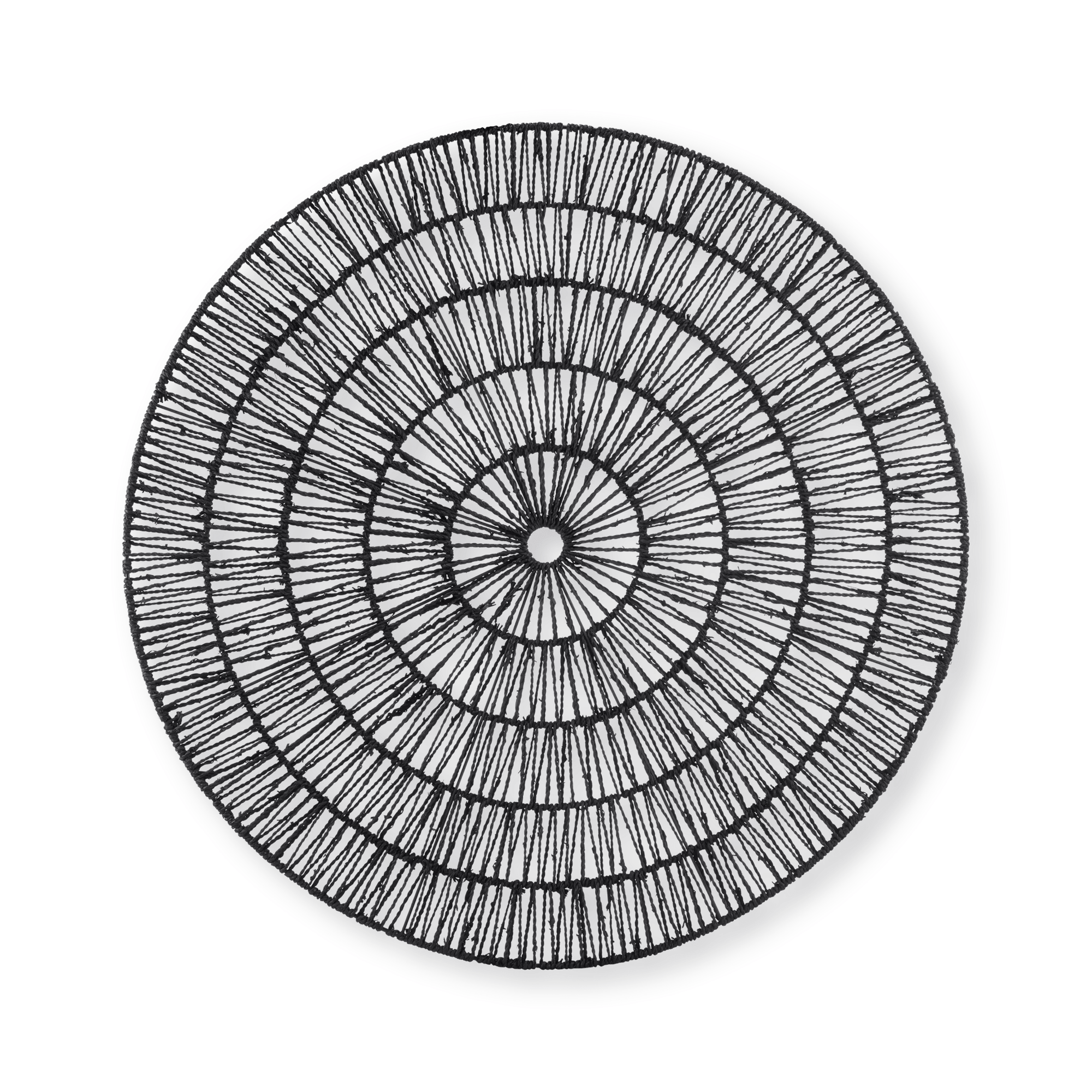 Black Seagrass Decorative Wall Plaque