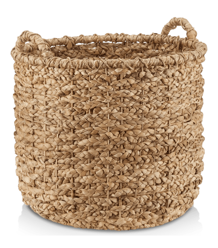 Panier en jacinthe tressée