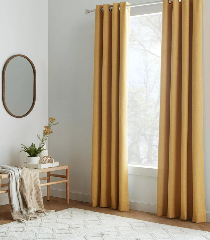 Yellow Chita Blackout Curtain