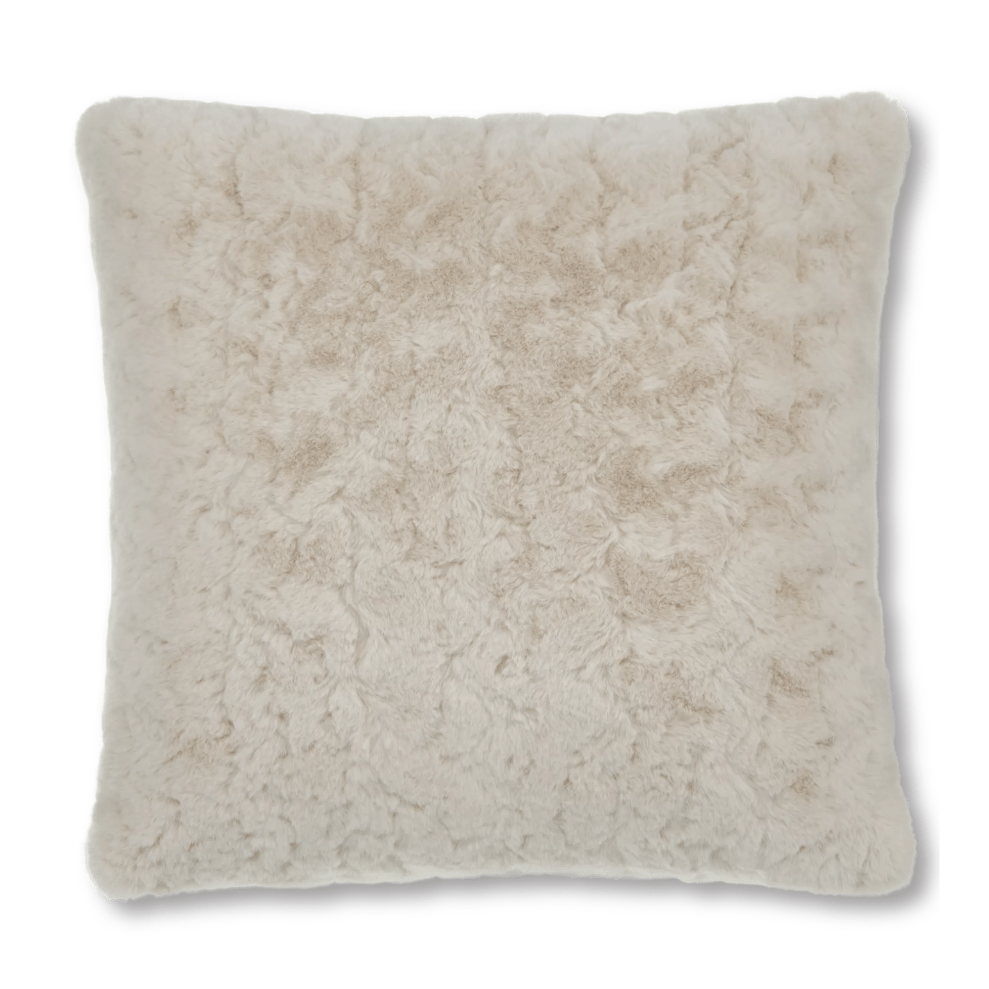 Coussin décoratif en fausse fourrure de mouton chaleureux