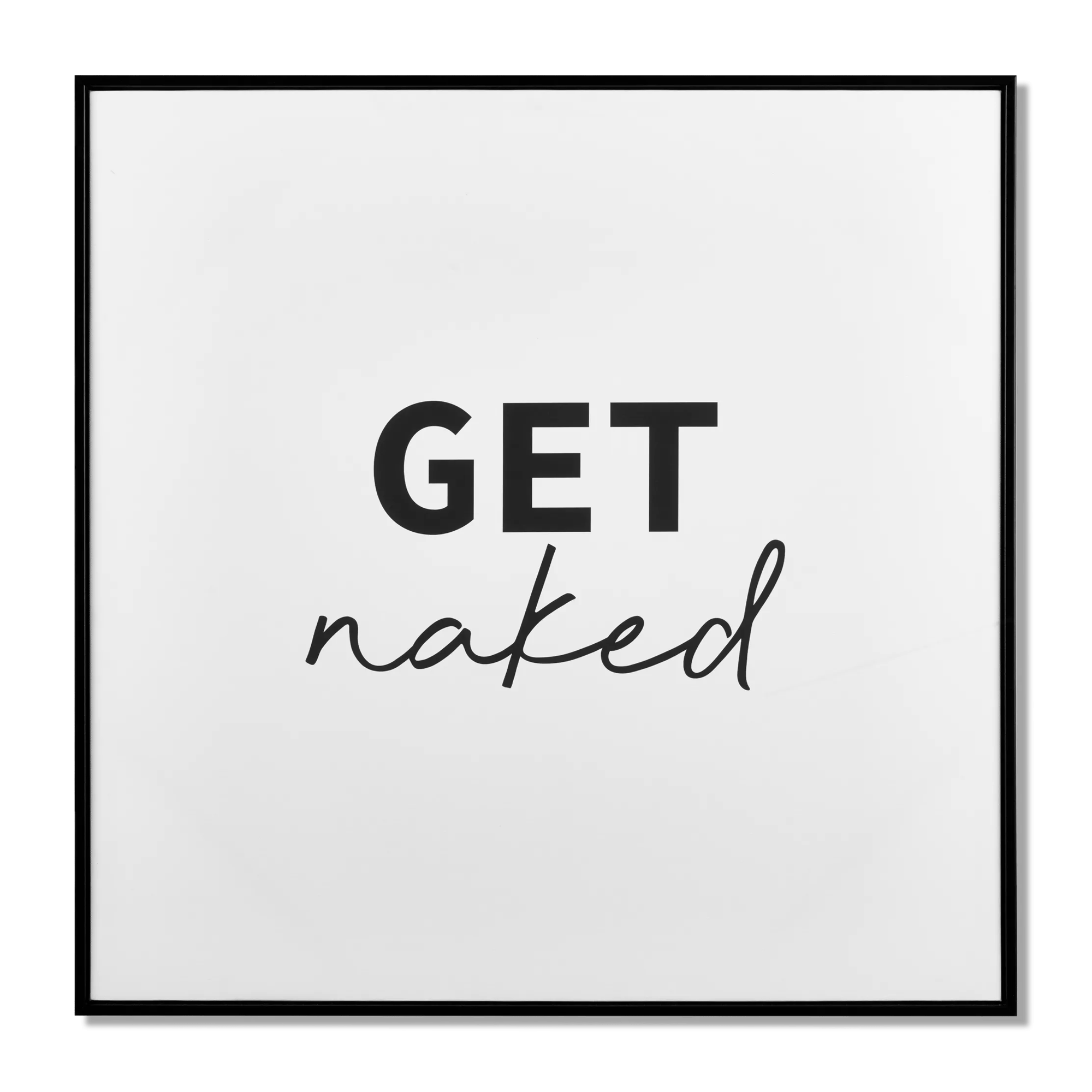 Tableau imprimé Get Naked