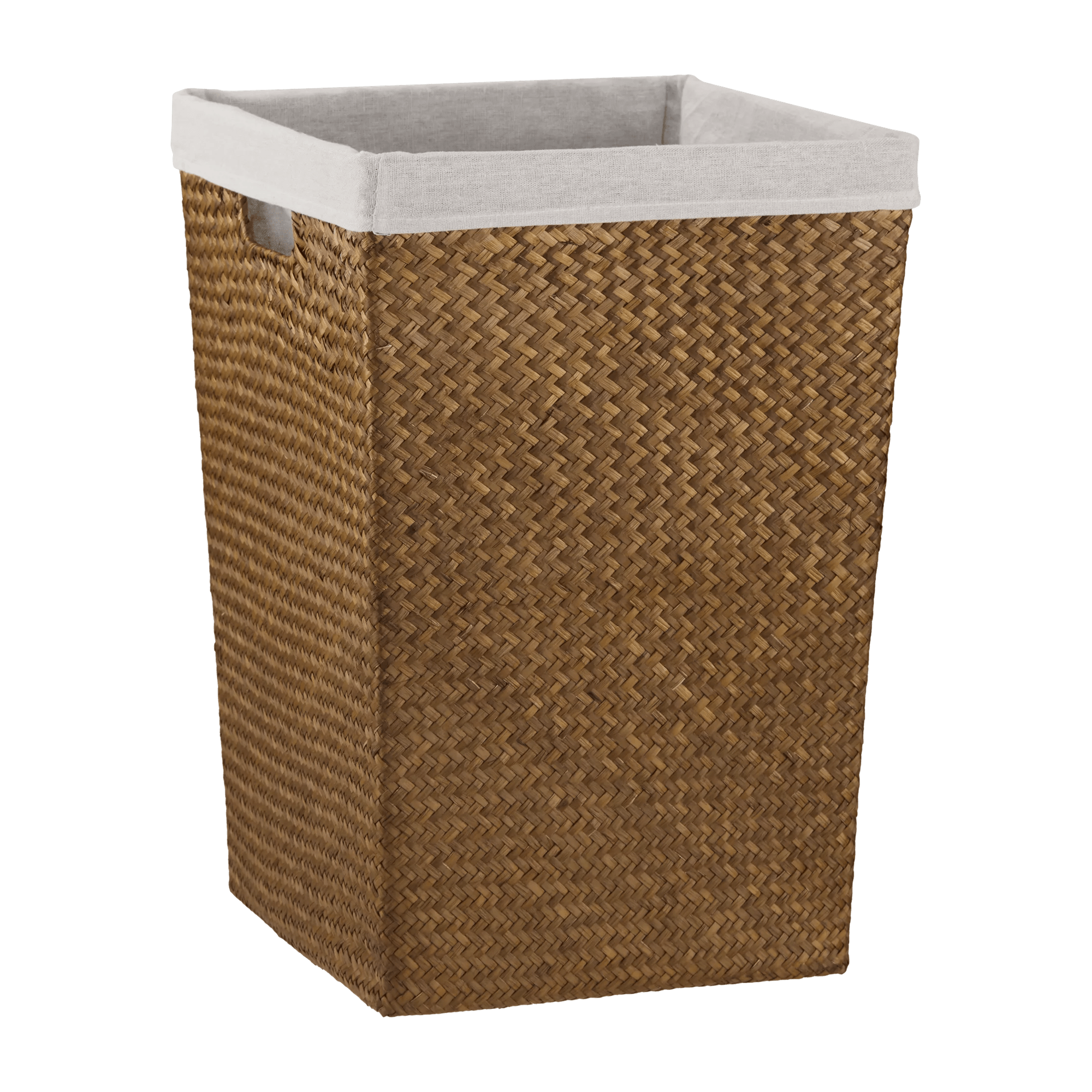 Panier en jonc de mer avec doublure