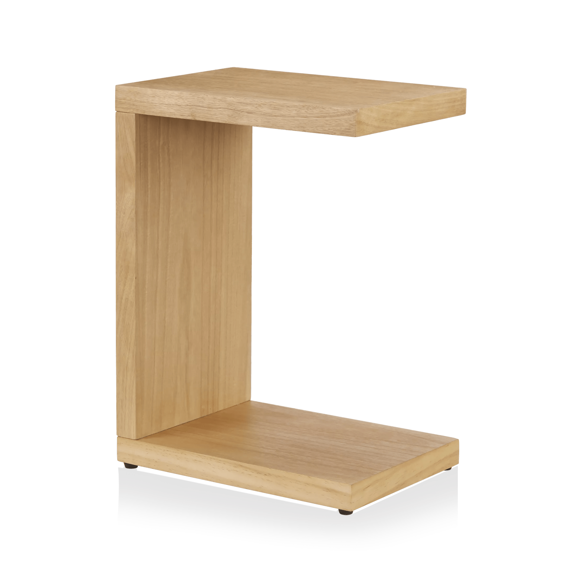 Natural Wood Side Table