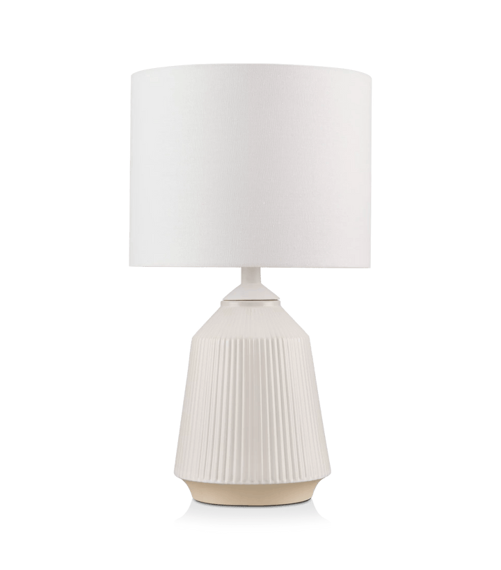 Lampe de table en céramique Crème