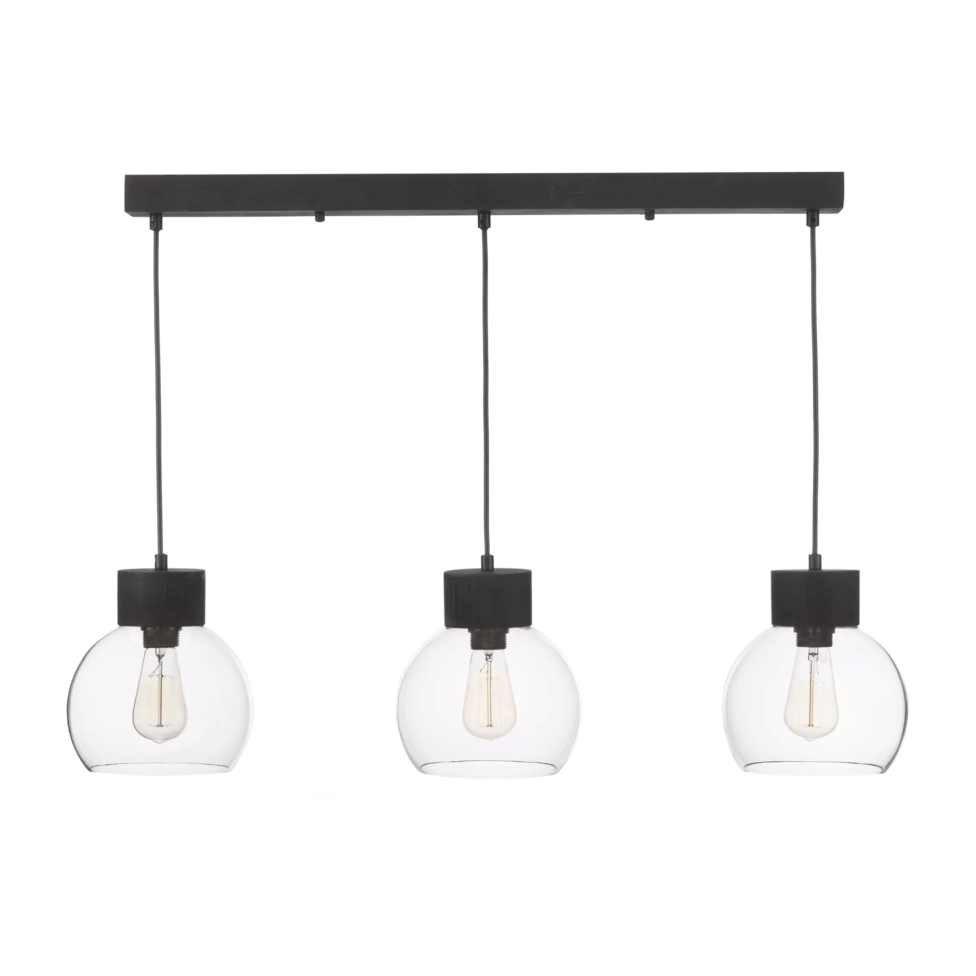 Glass and Metal Ceiling Lamp