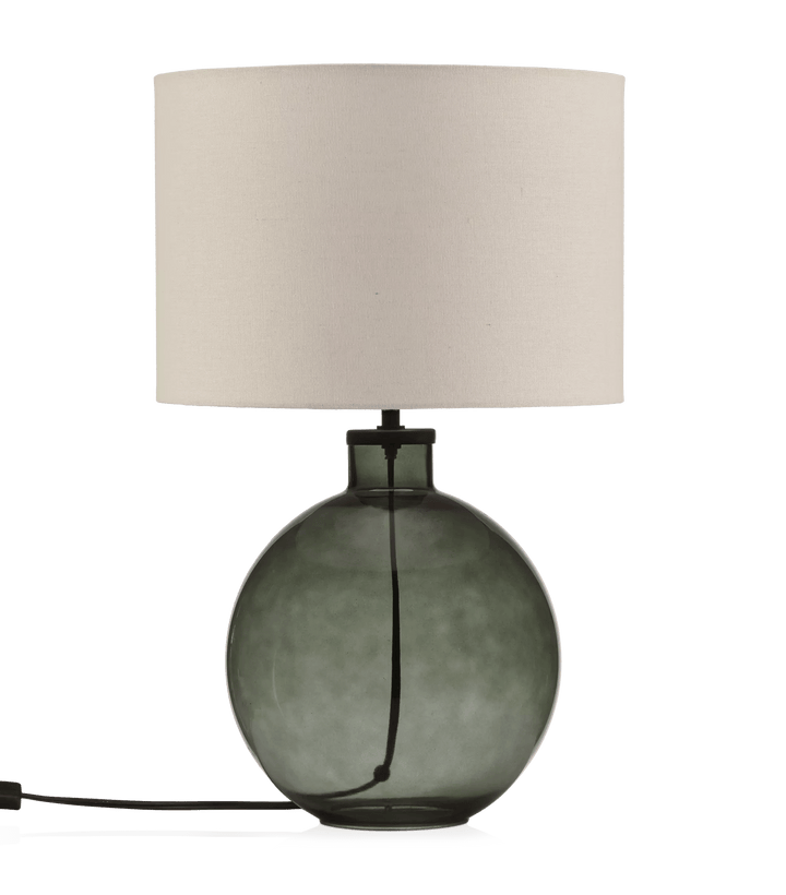 Lampe de table en verre