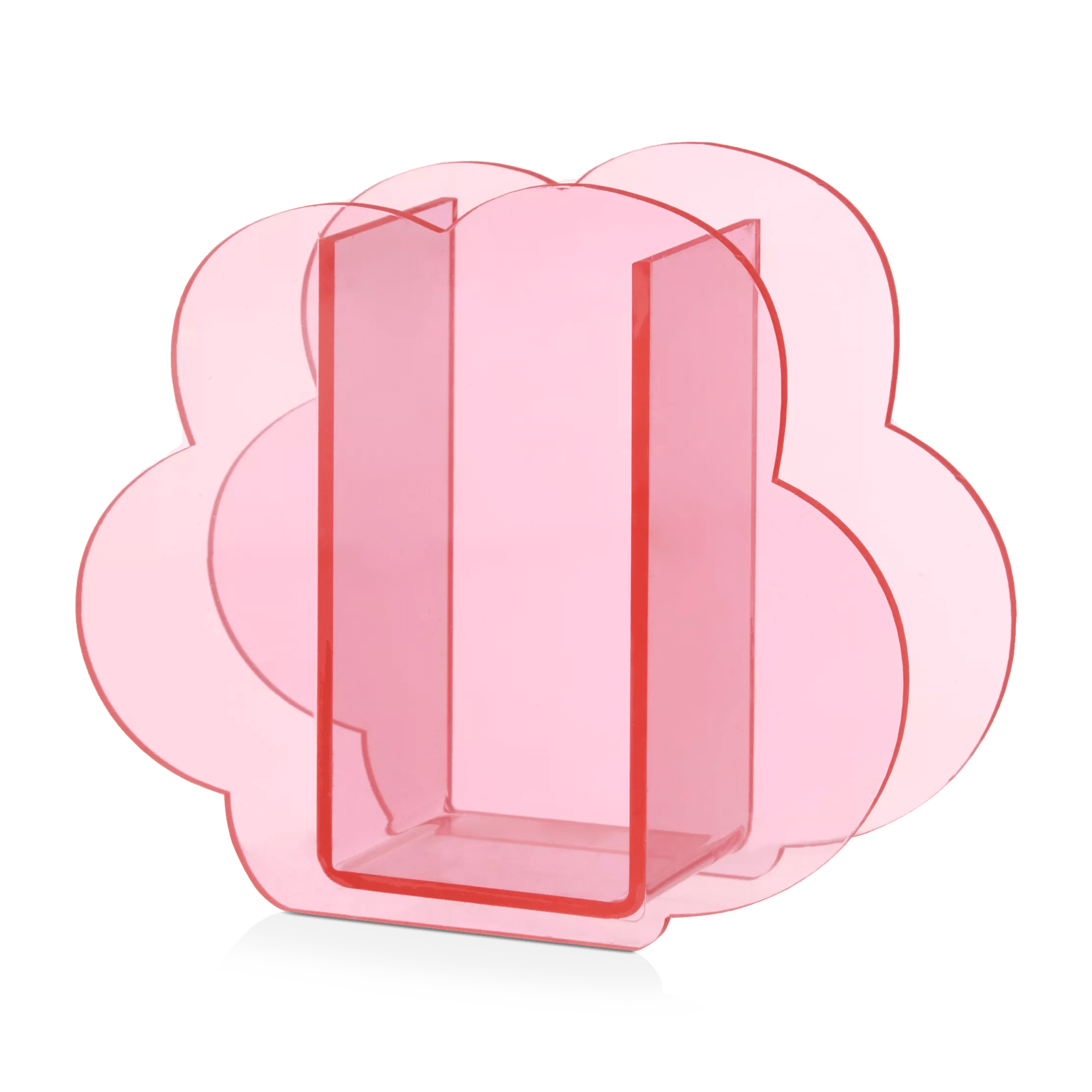 Pink Plexiglass Pencil Holder
