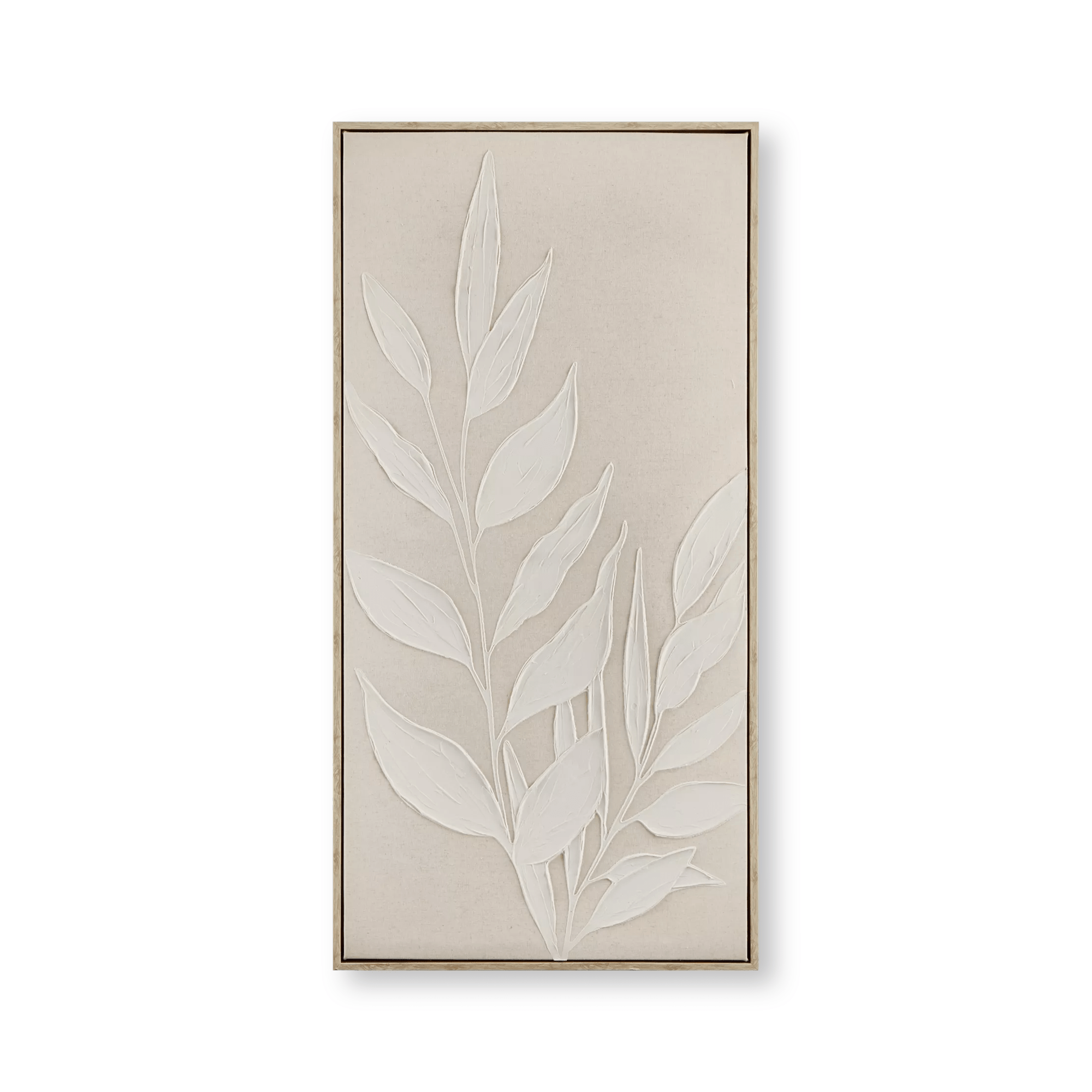 Tableau encadré de feuilles blanches