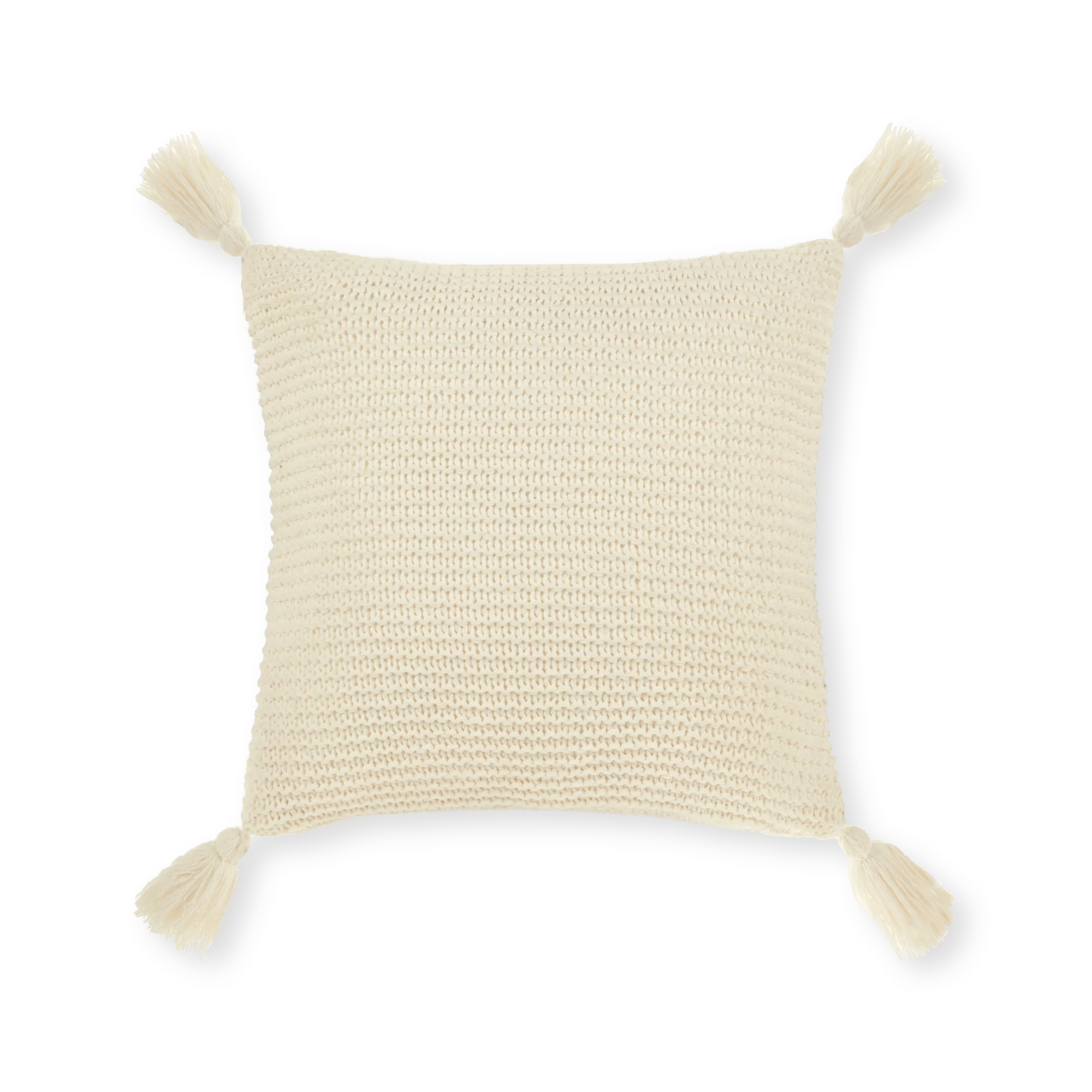 Coussin décoratif Erna avec glands