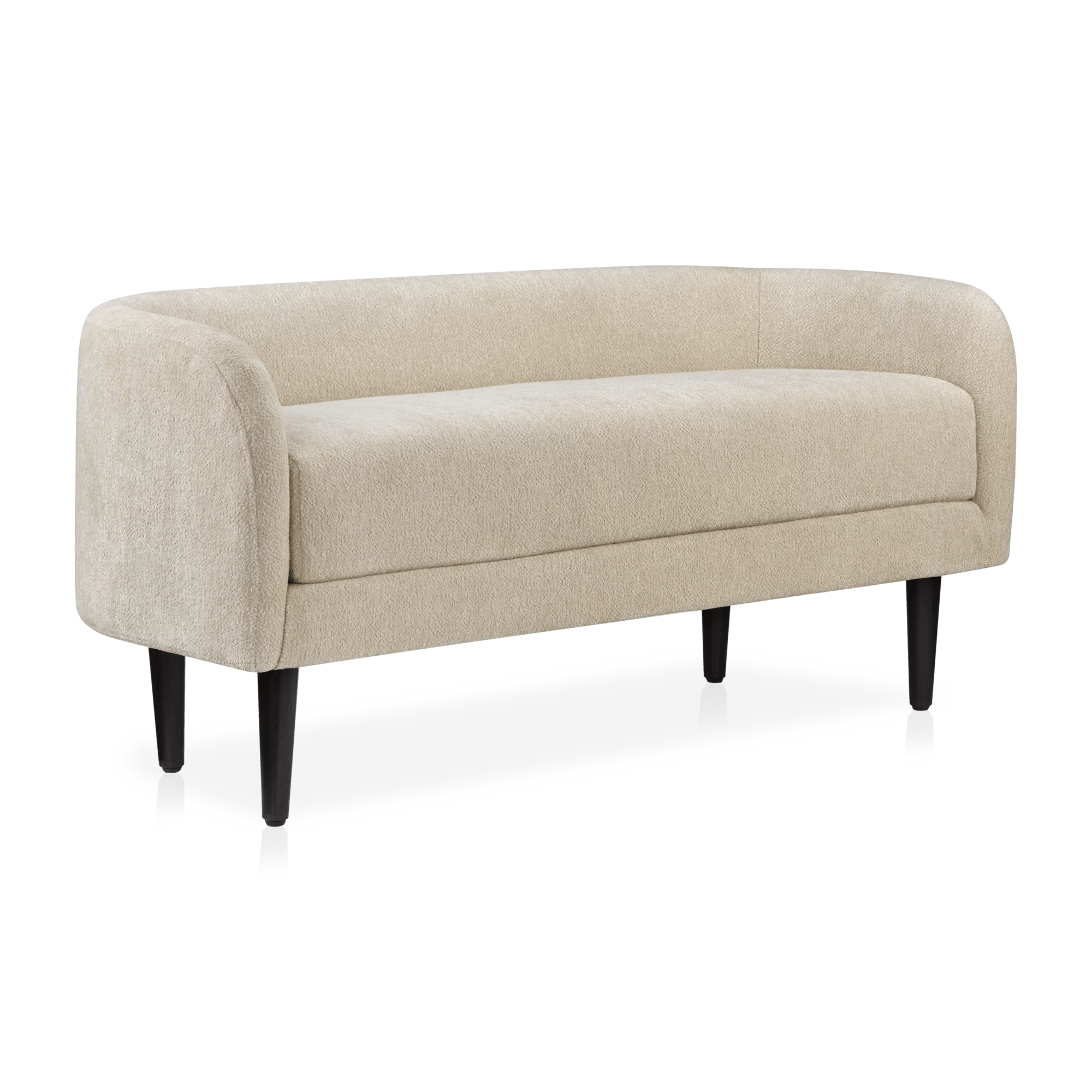 Banc en tissu et en métal