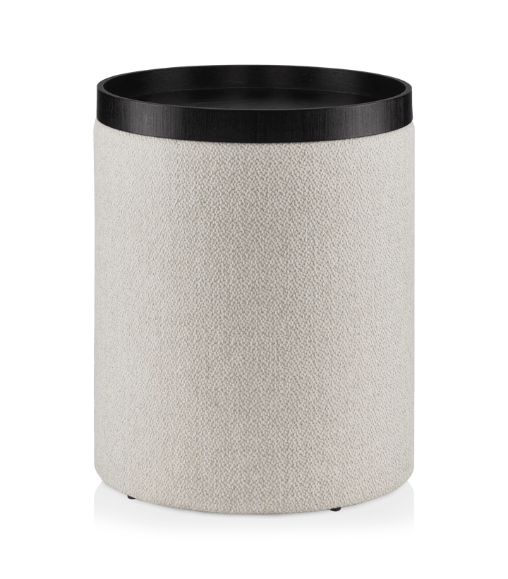 Ottoman table d'appoint avec plateau supérieur