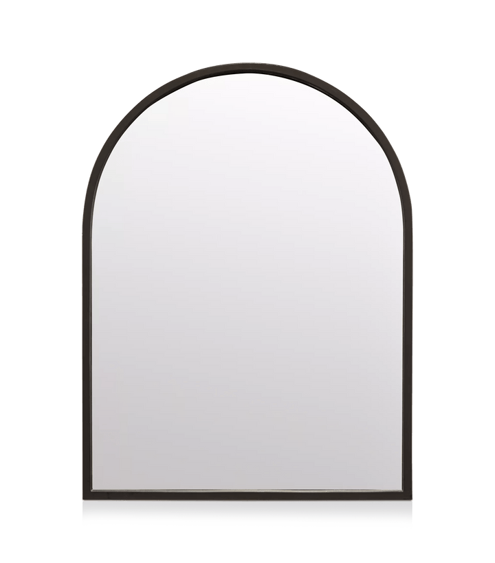 Miroir arqué noir