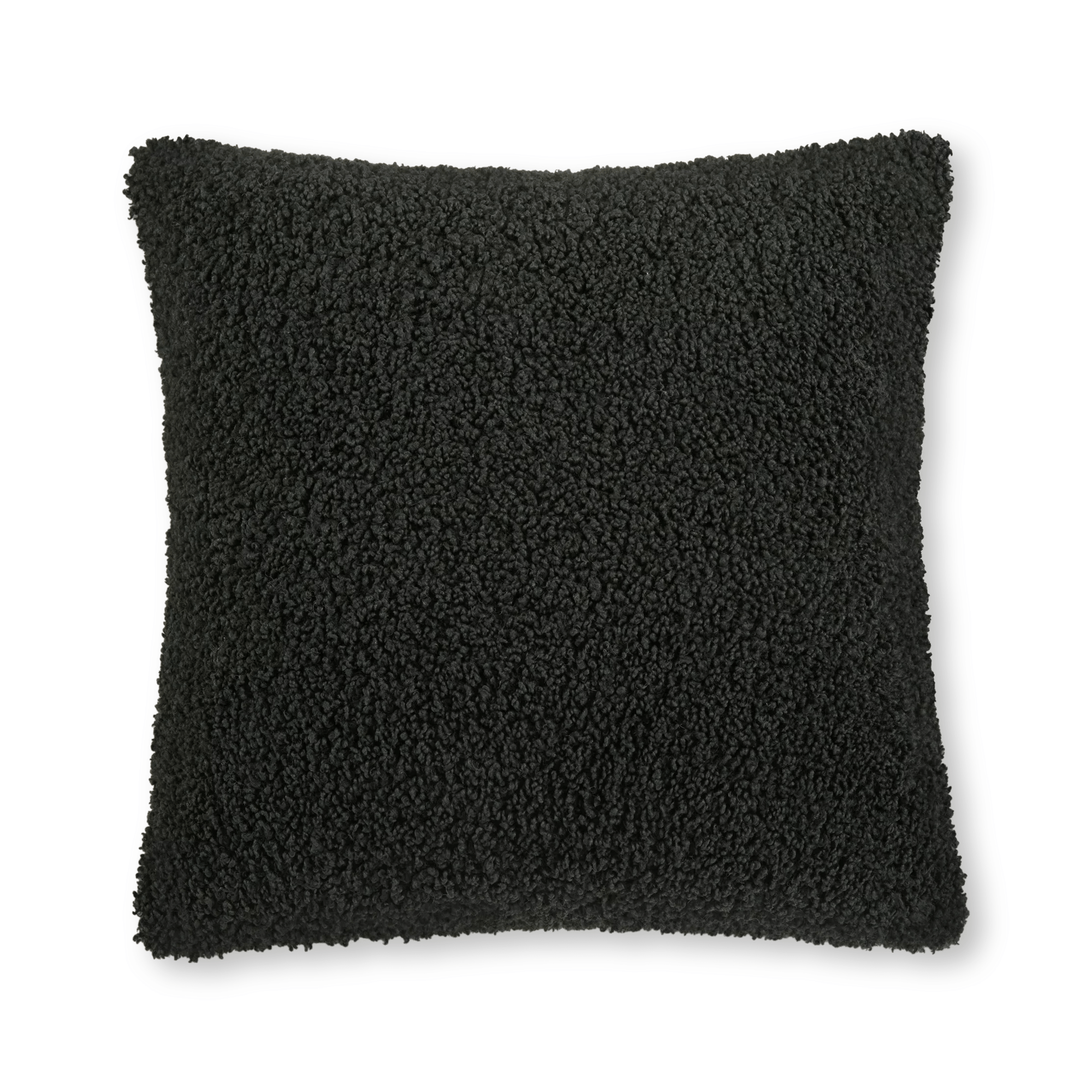 Green Doodle Boucle Decorative Throw Pillow