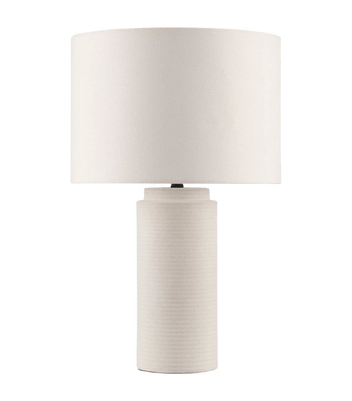 Lampe de table en céramique texturée