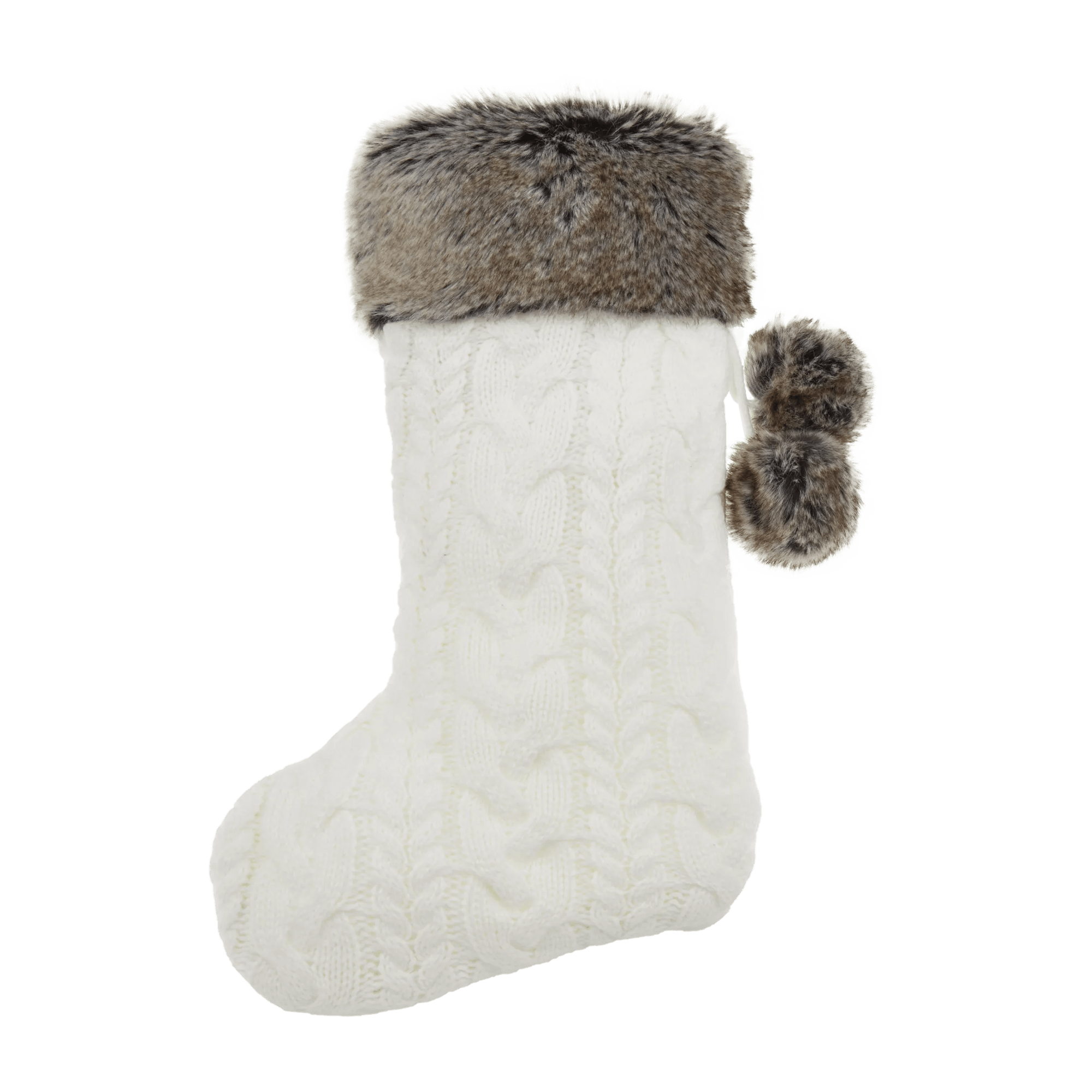 Bas de Noël en tricot Kane