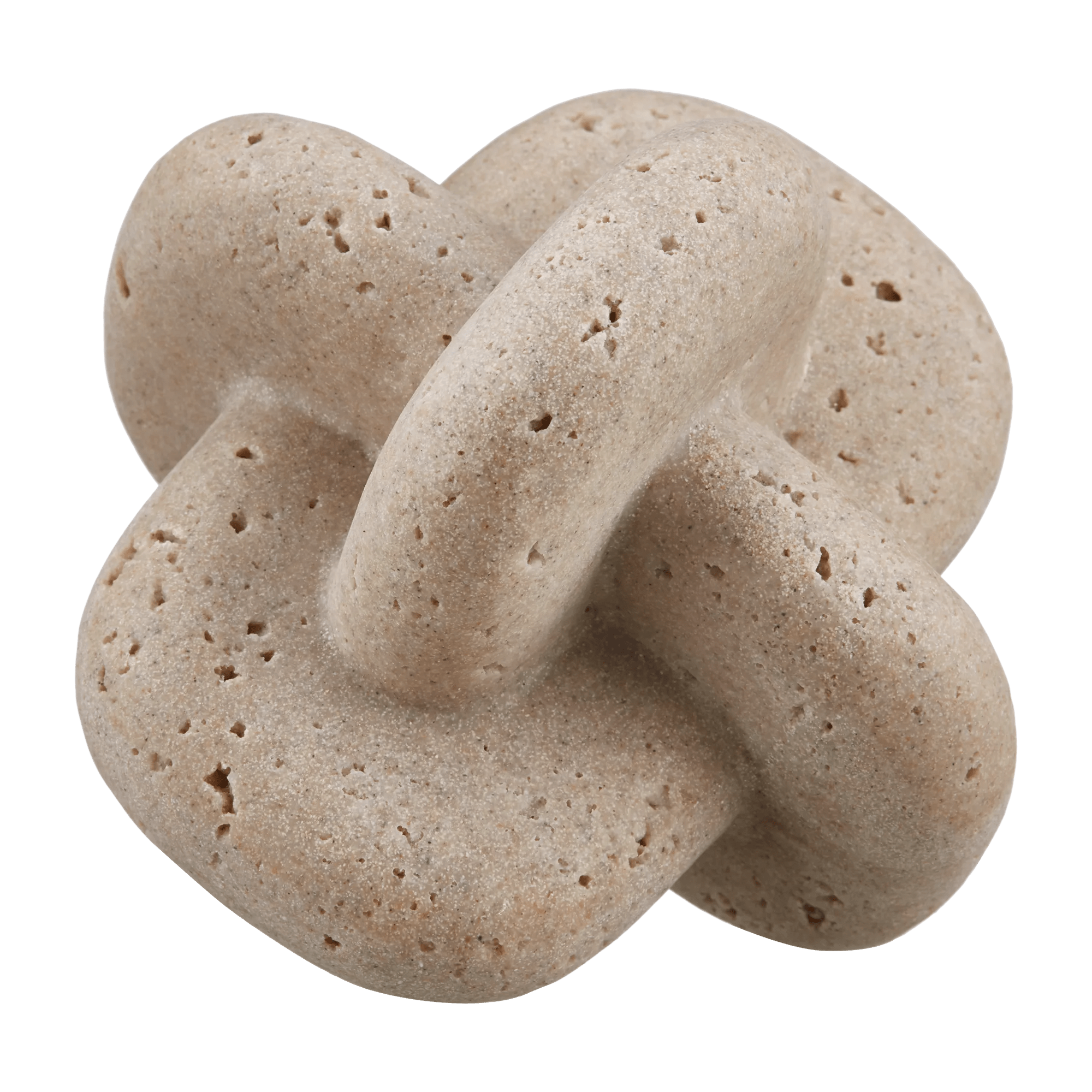 Decorative Speckled Ceramic Knot