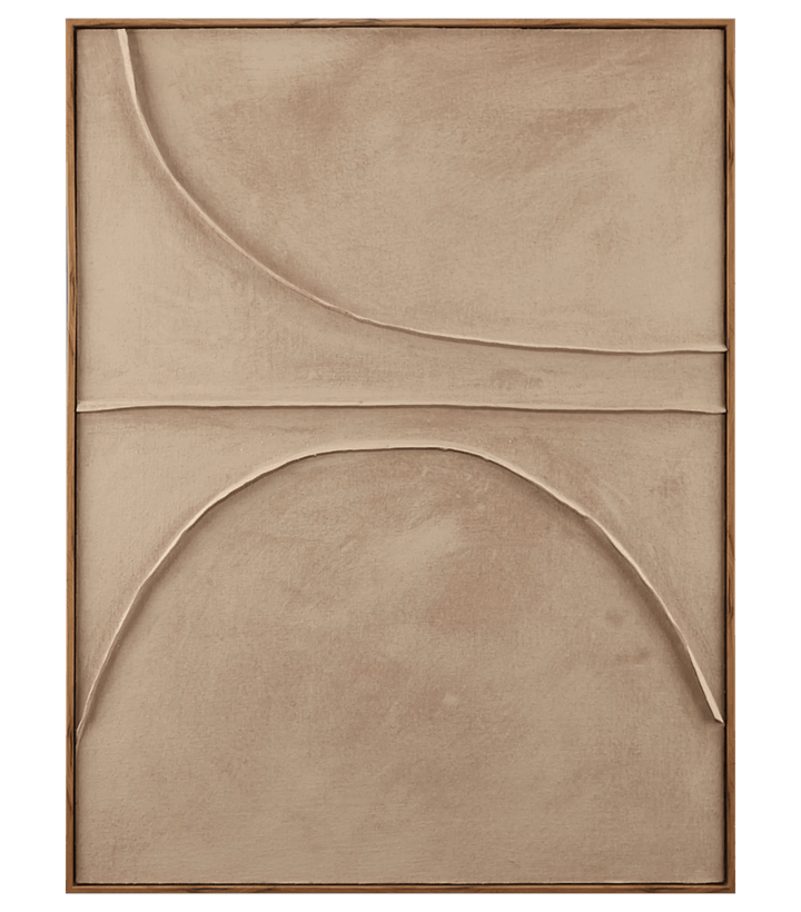 Sand Curves Framed Art