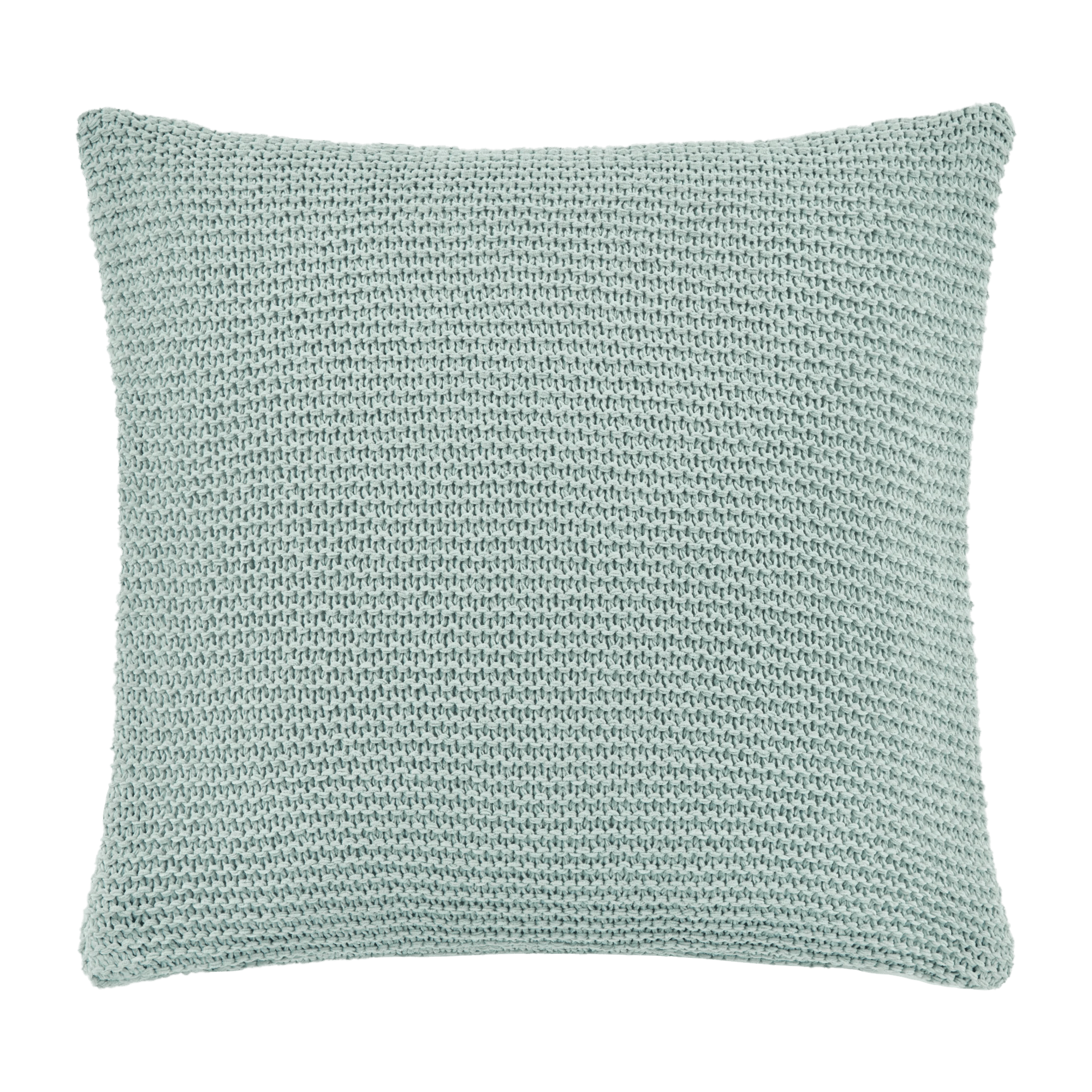 Aqua Lonny Knit Throw Pillow