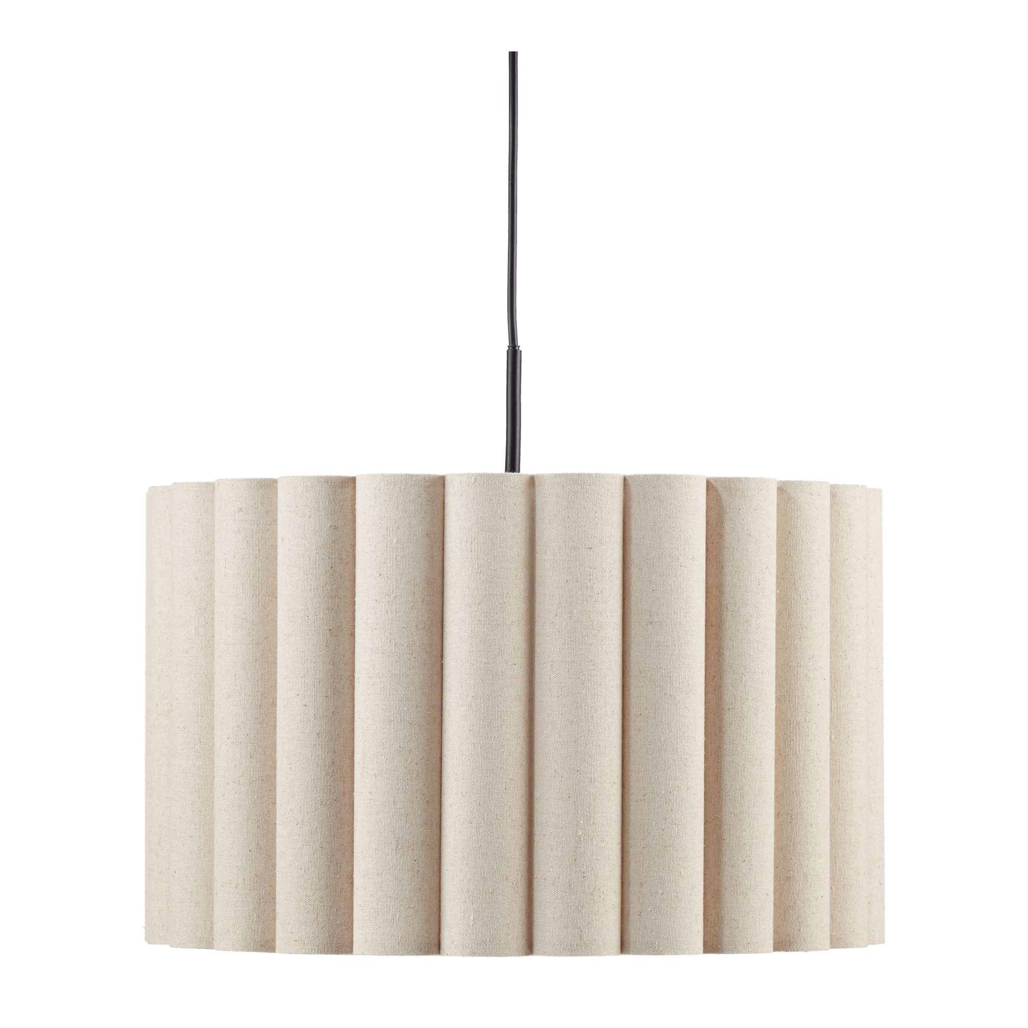 Lampe suspendue en lin