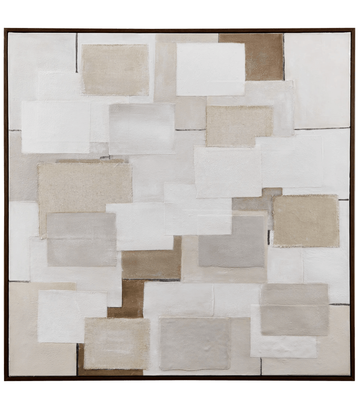 Paper Cut Outs Framed Art