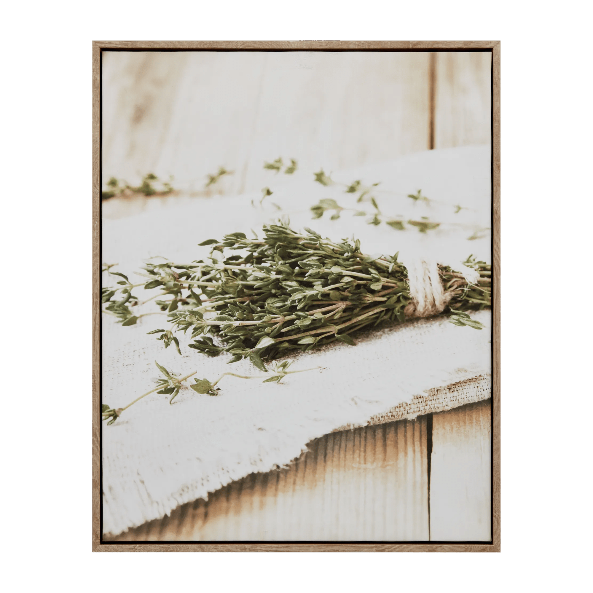 Close-up of Herbs Framed Art