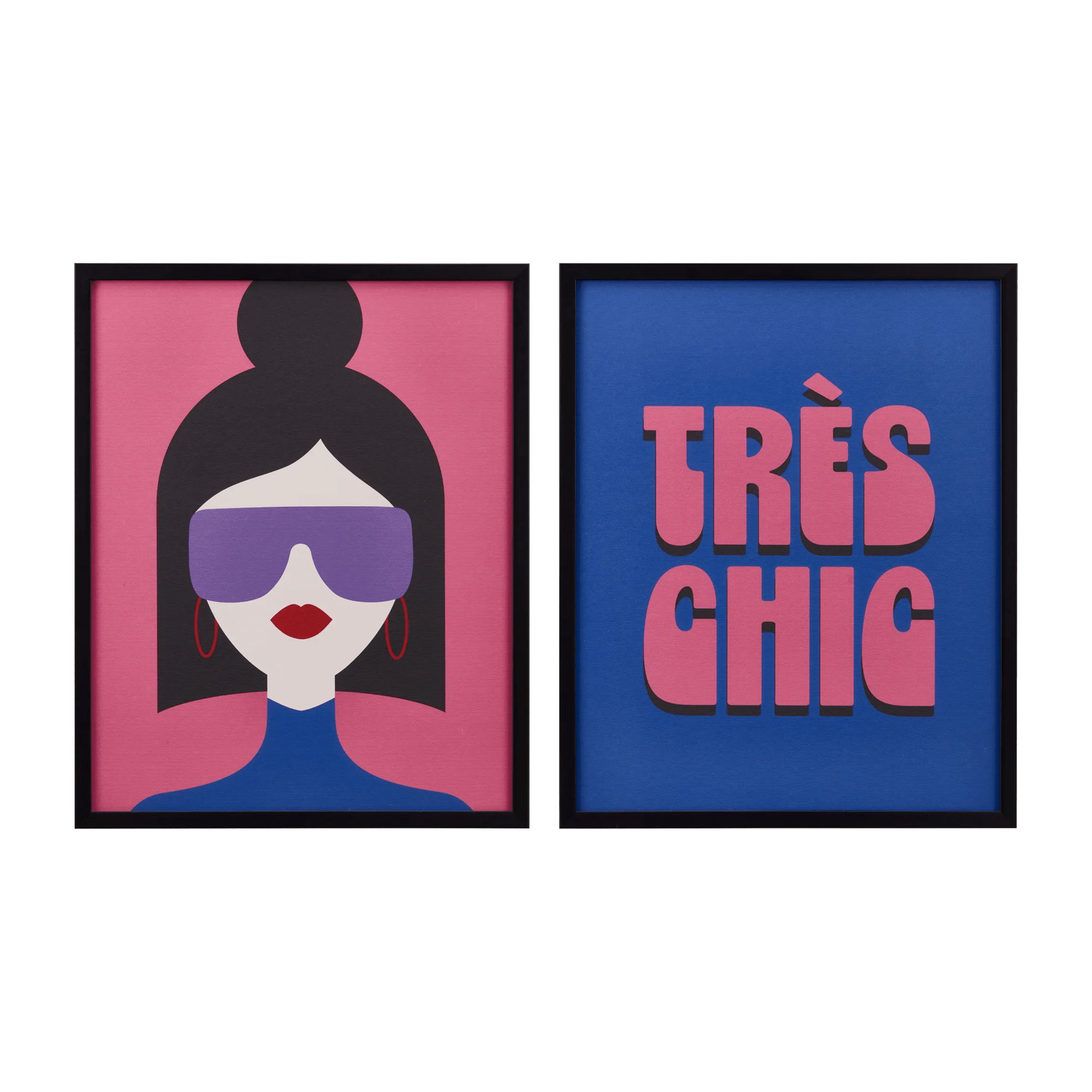 Tres Chic Duo Wall Art