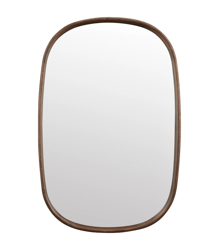 Oval Walnut Mirror