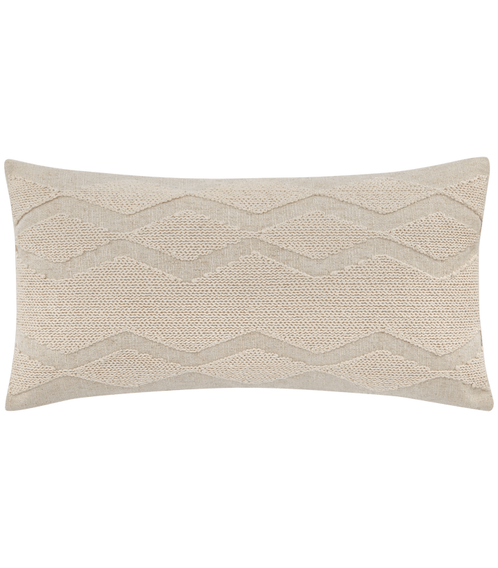 Beige Yara Lumbar Decorative Pillow