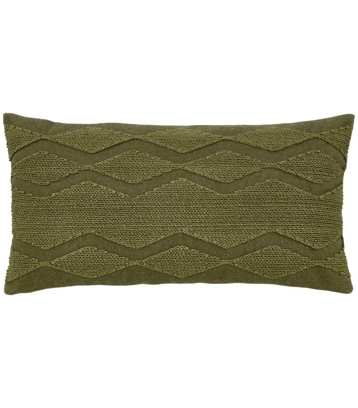 Green Yara Lumbar Decorative Pillow