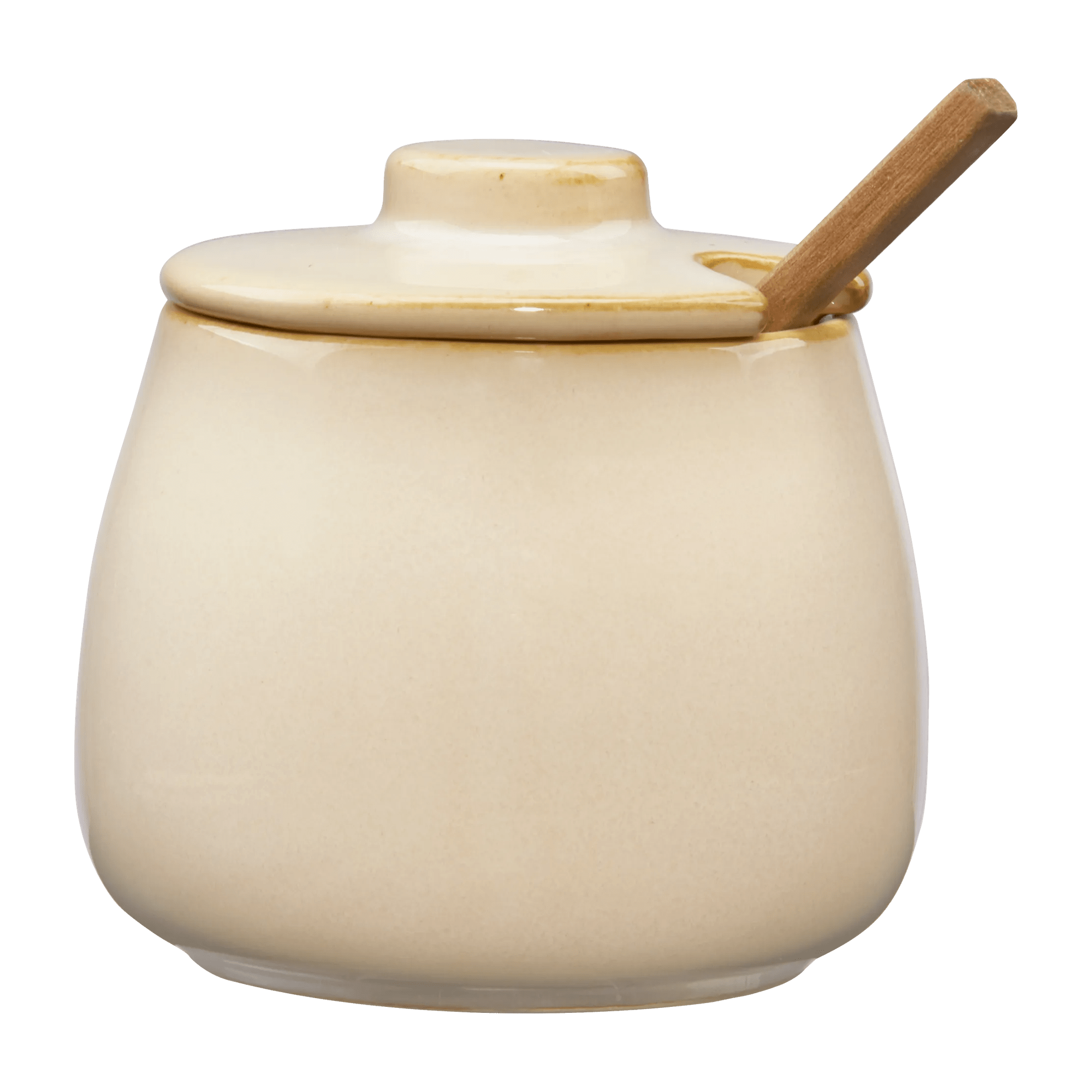 Ceramic Jar with Spoon
