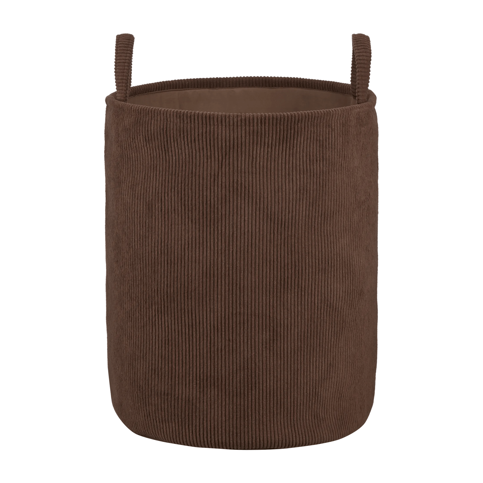 Brown Corduroy Hamper