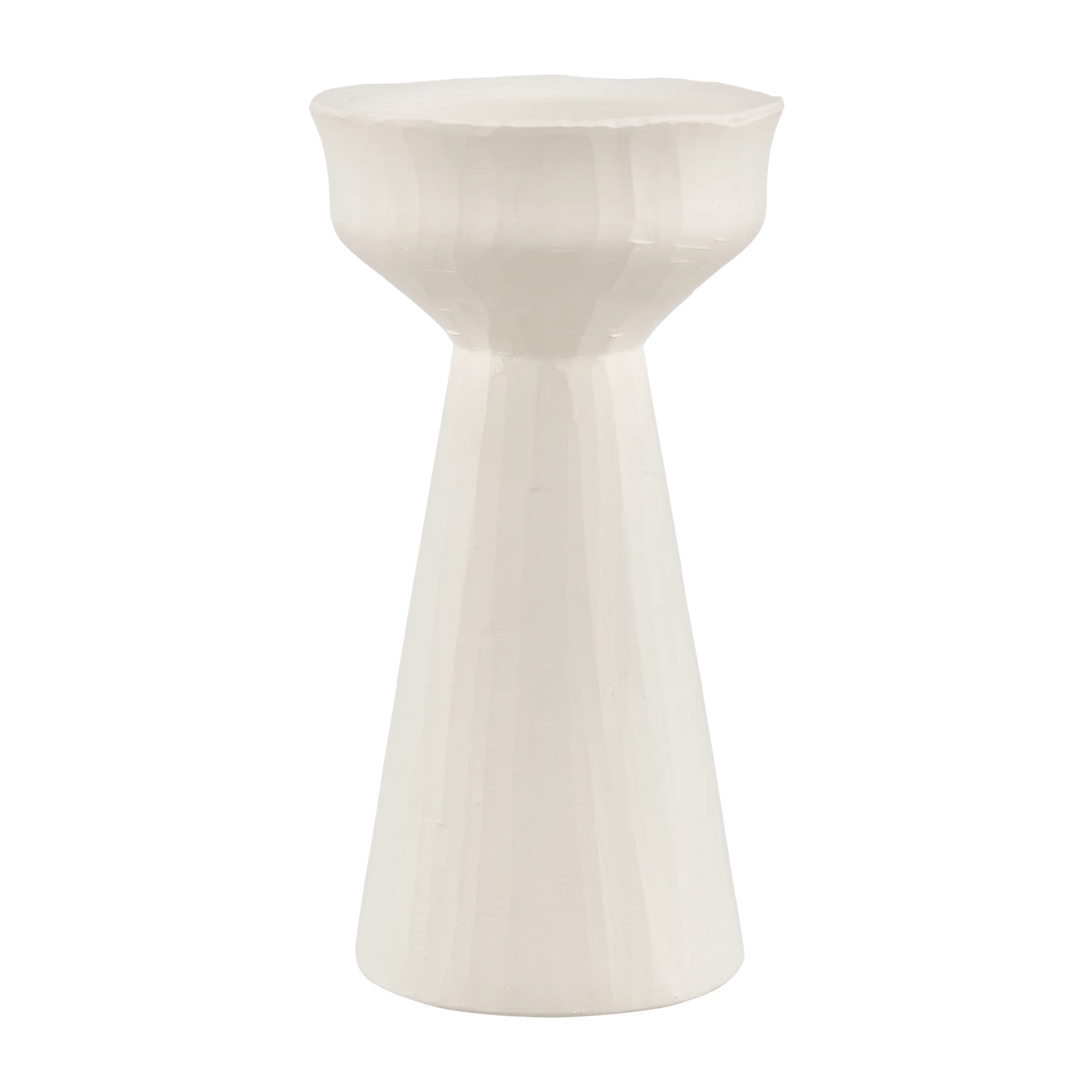 Grand porte-bougie en céramique