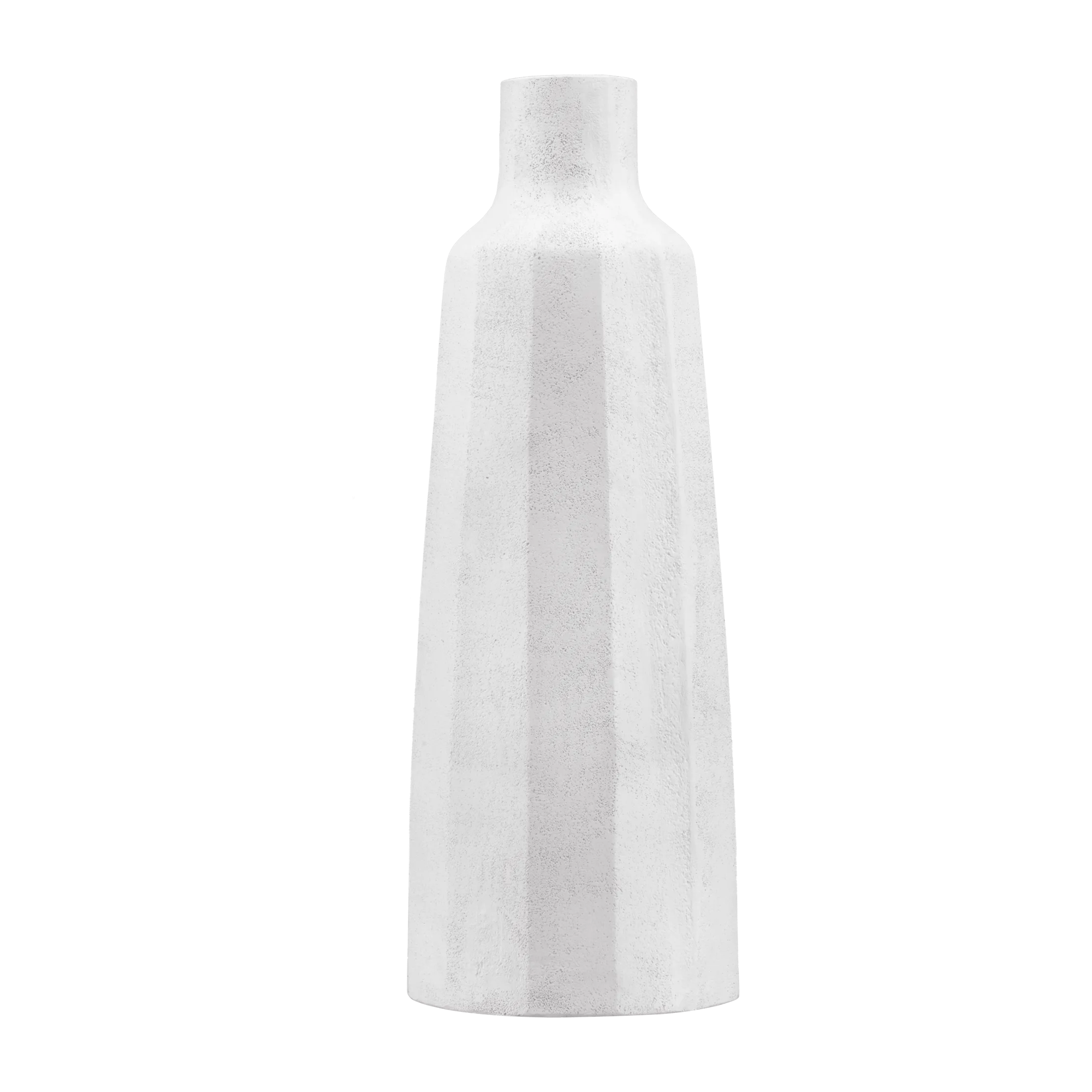 White Floor Vase