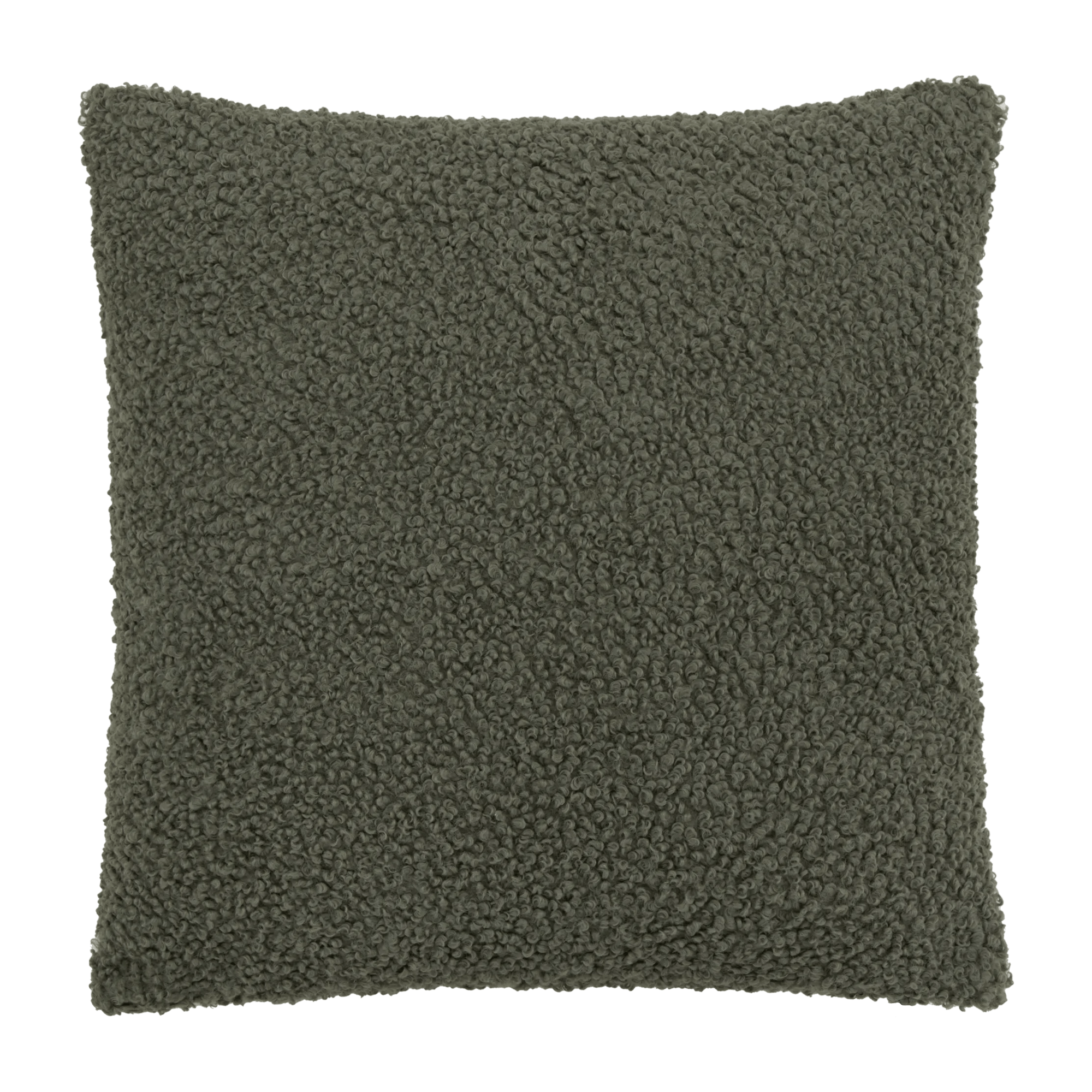 Sage Doodle Boucle Decorative Throw Pillow