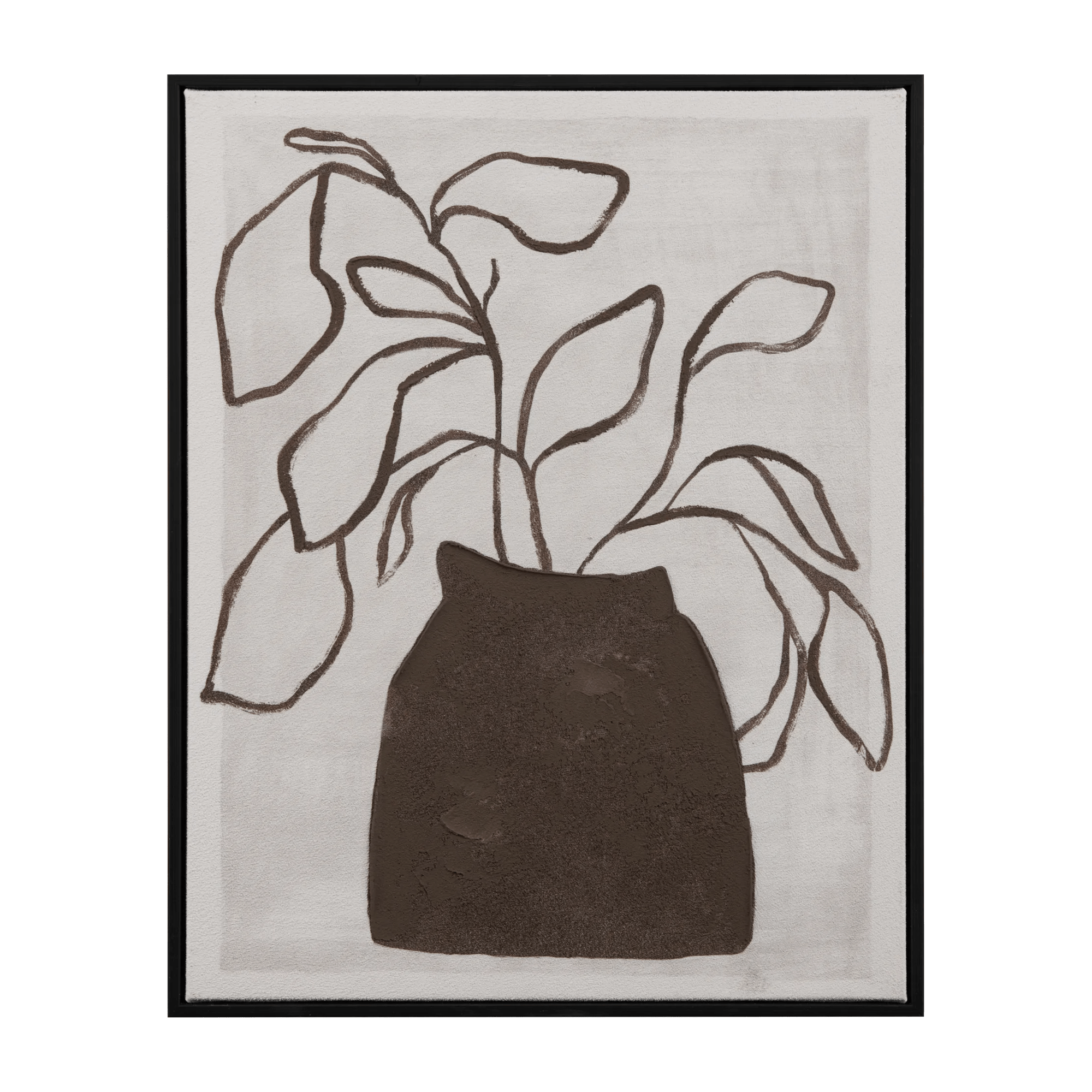 Stems in Pot Framed Art