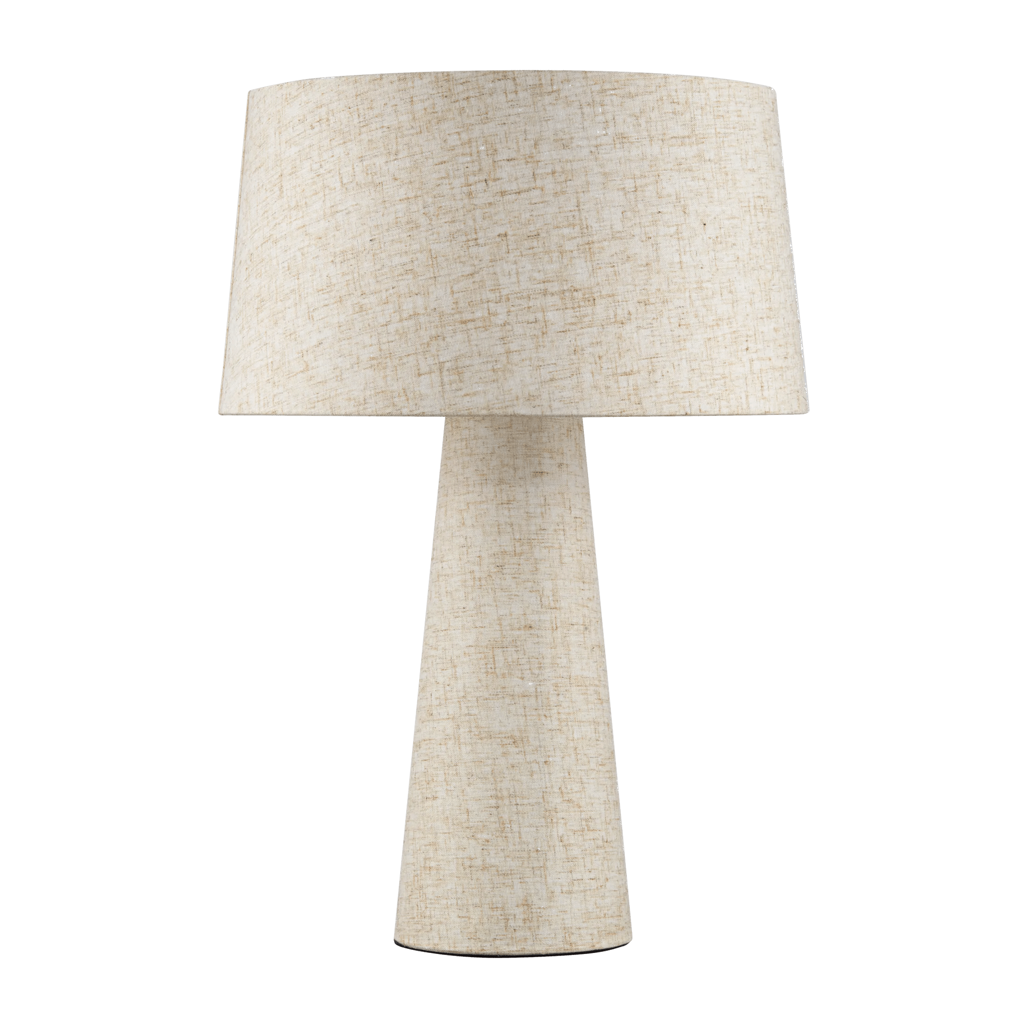 Lampe de table en tissu