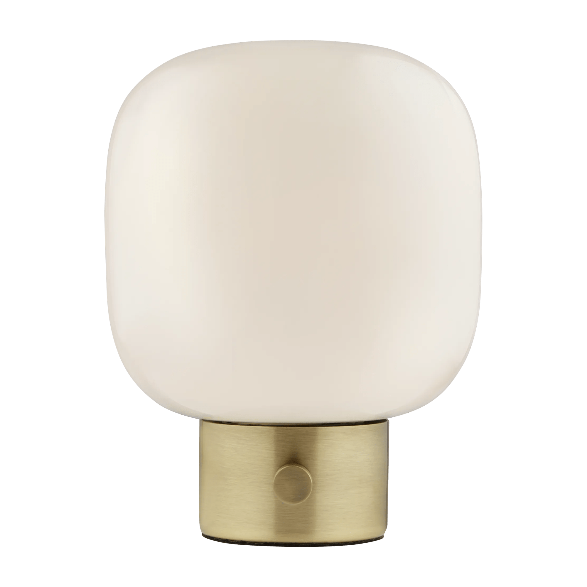 Lampe de table en métal et en verre