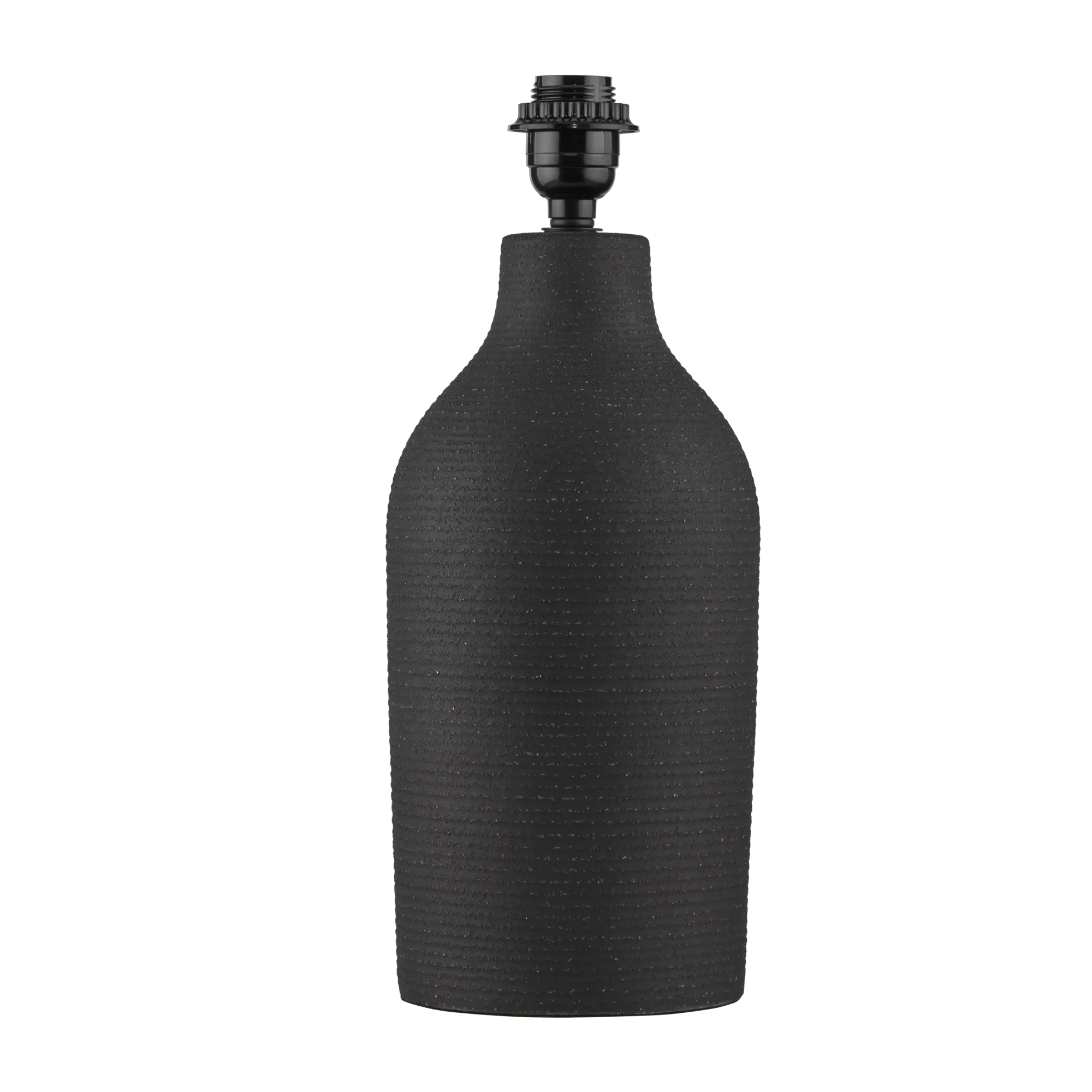 Base de lampe en céramique Noir