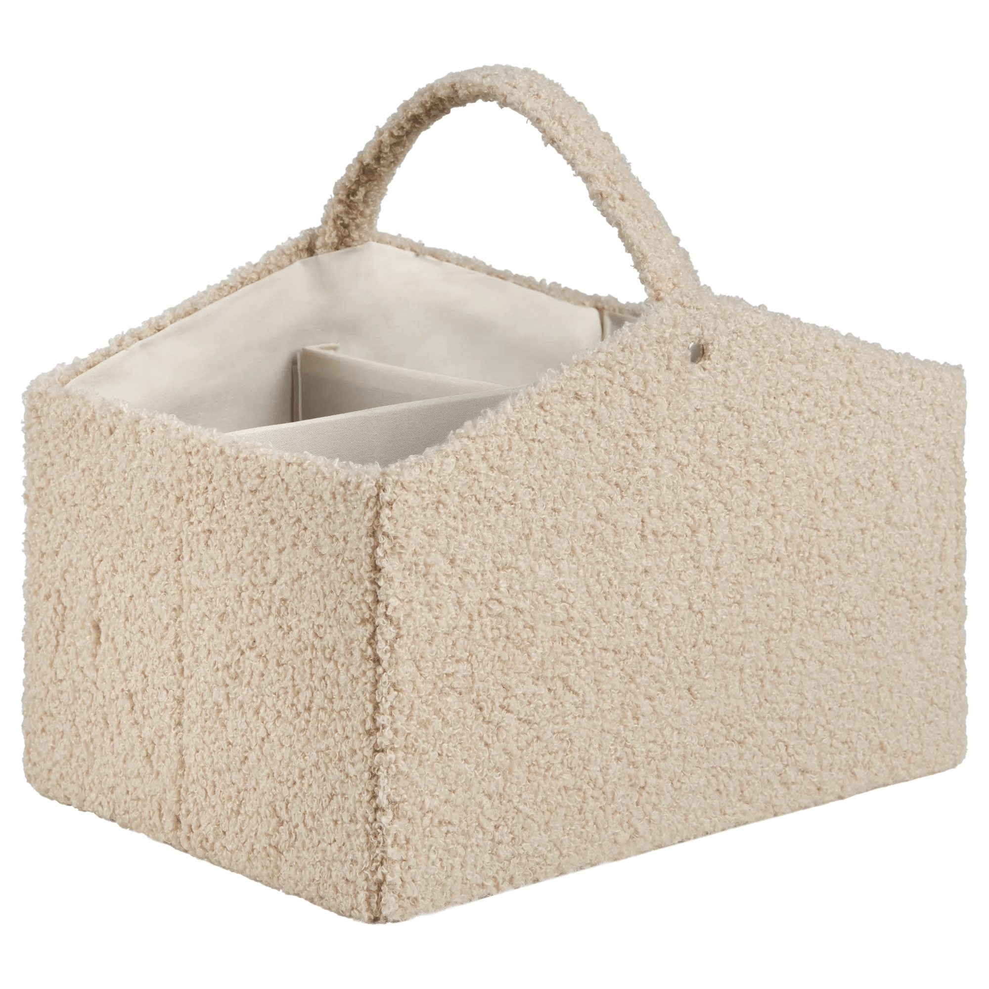 Rectangular Large Storage Basket – Collapsible Burlap Toy Box Organizer With Handles (Green Animals Pattern)
