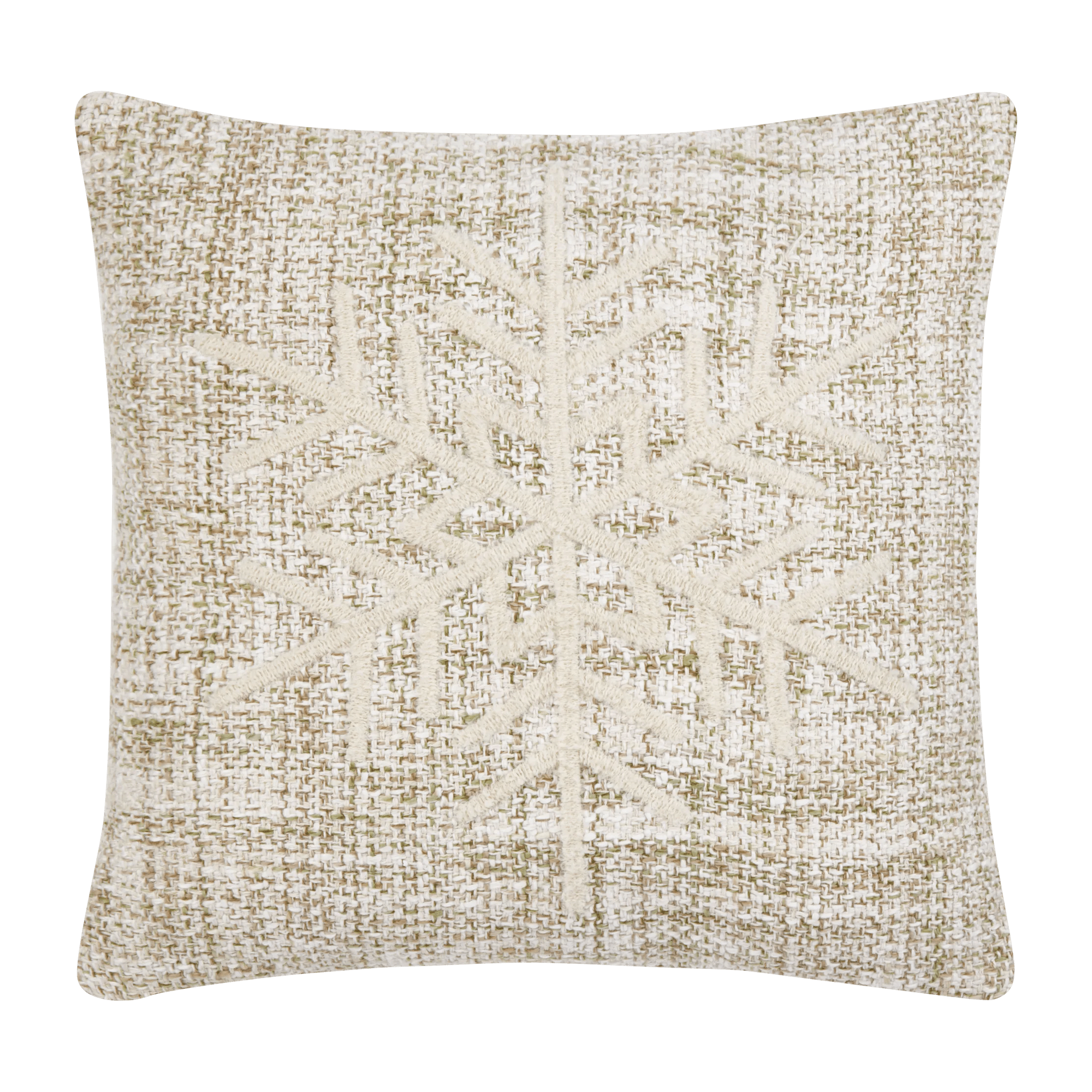 Coussin décoratif flocon de neige Helios
