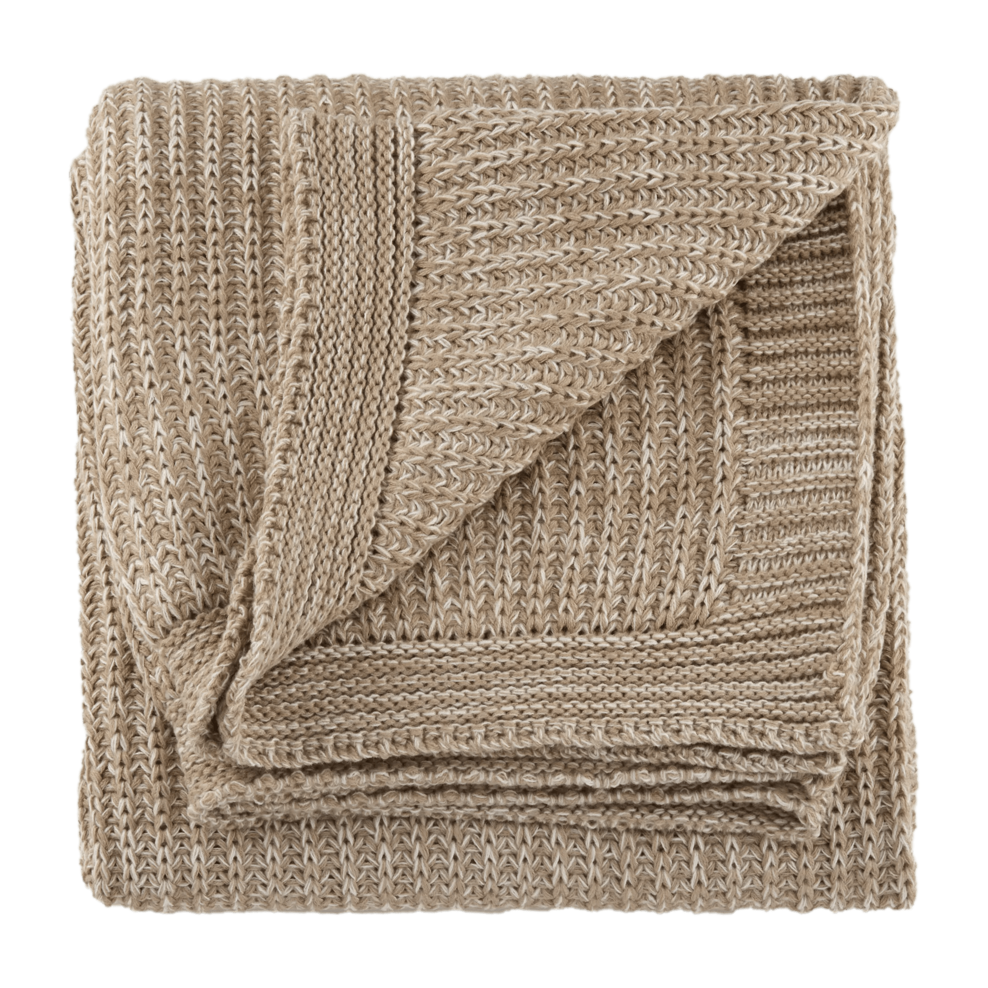 Taupe Ribba Throw