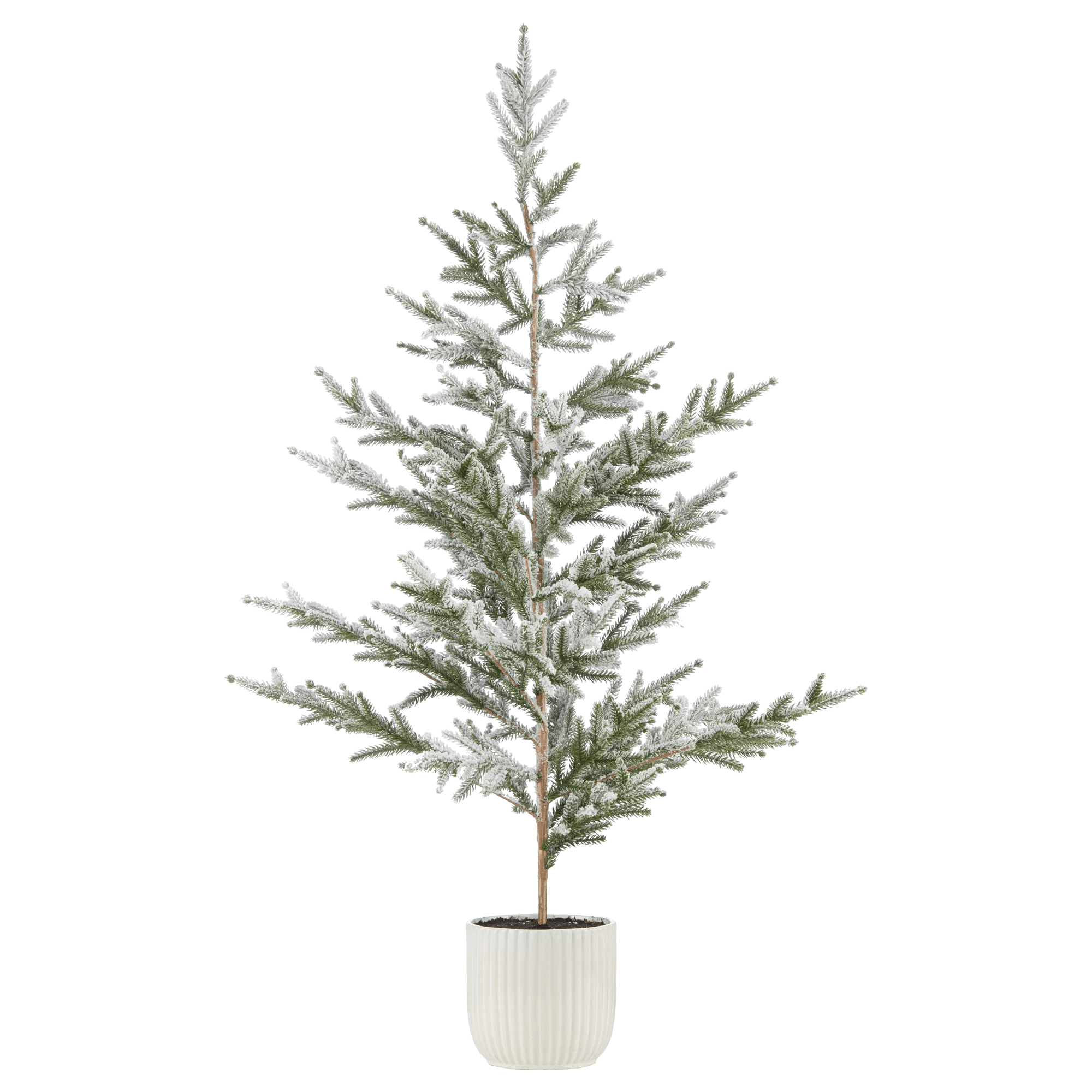 Sapin de Noël dans un pot en céramique