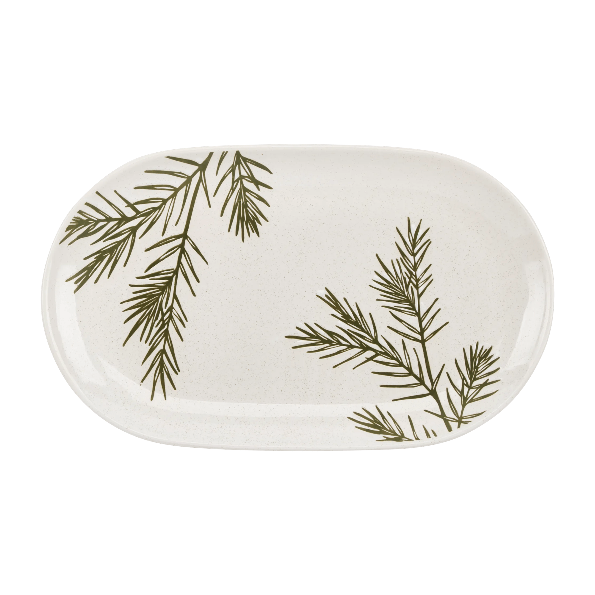 Oval Pine Serving Plate