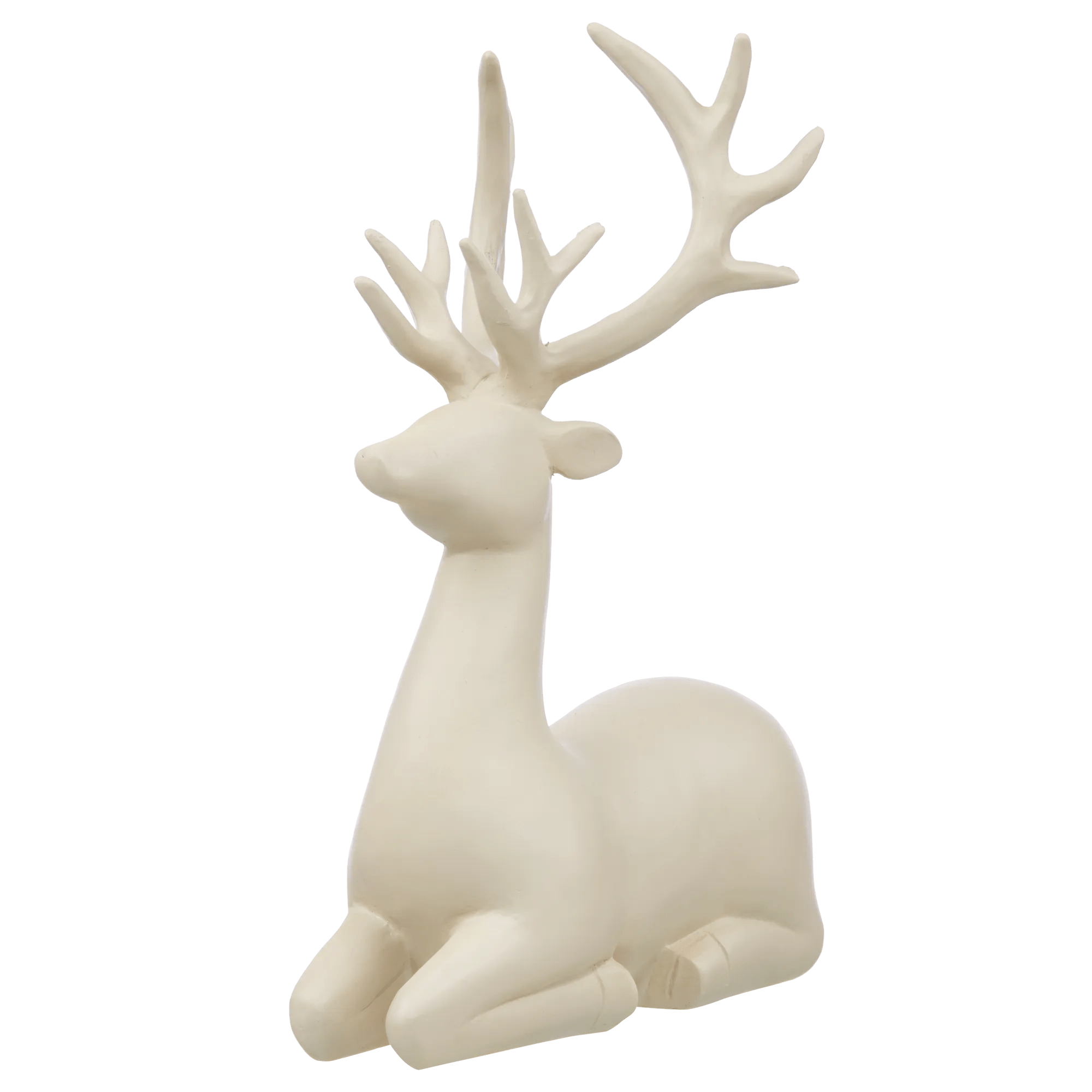 Cerf décoratif couché